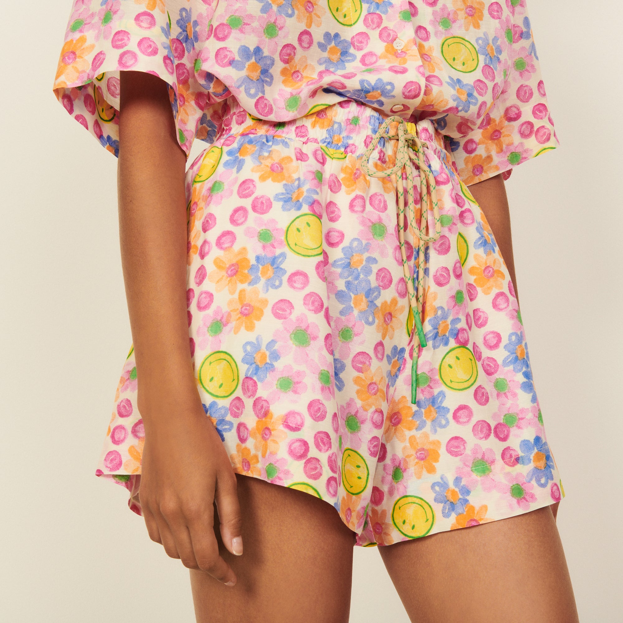 Smiley® Short large imprimé Sandro seconde main
