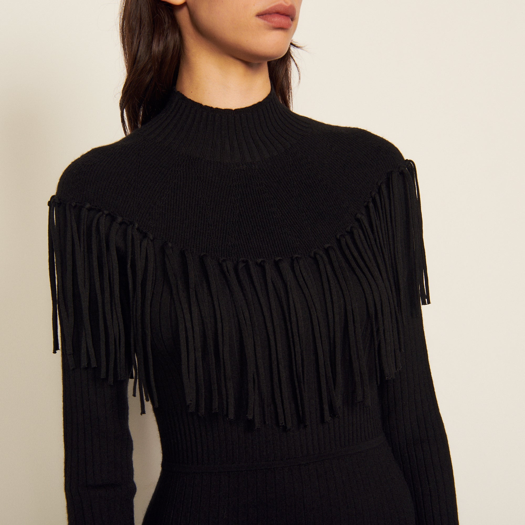 Robe Noir Sandro seconde main