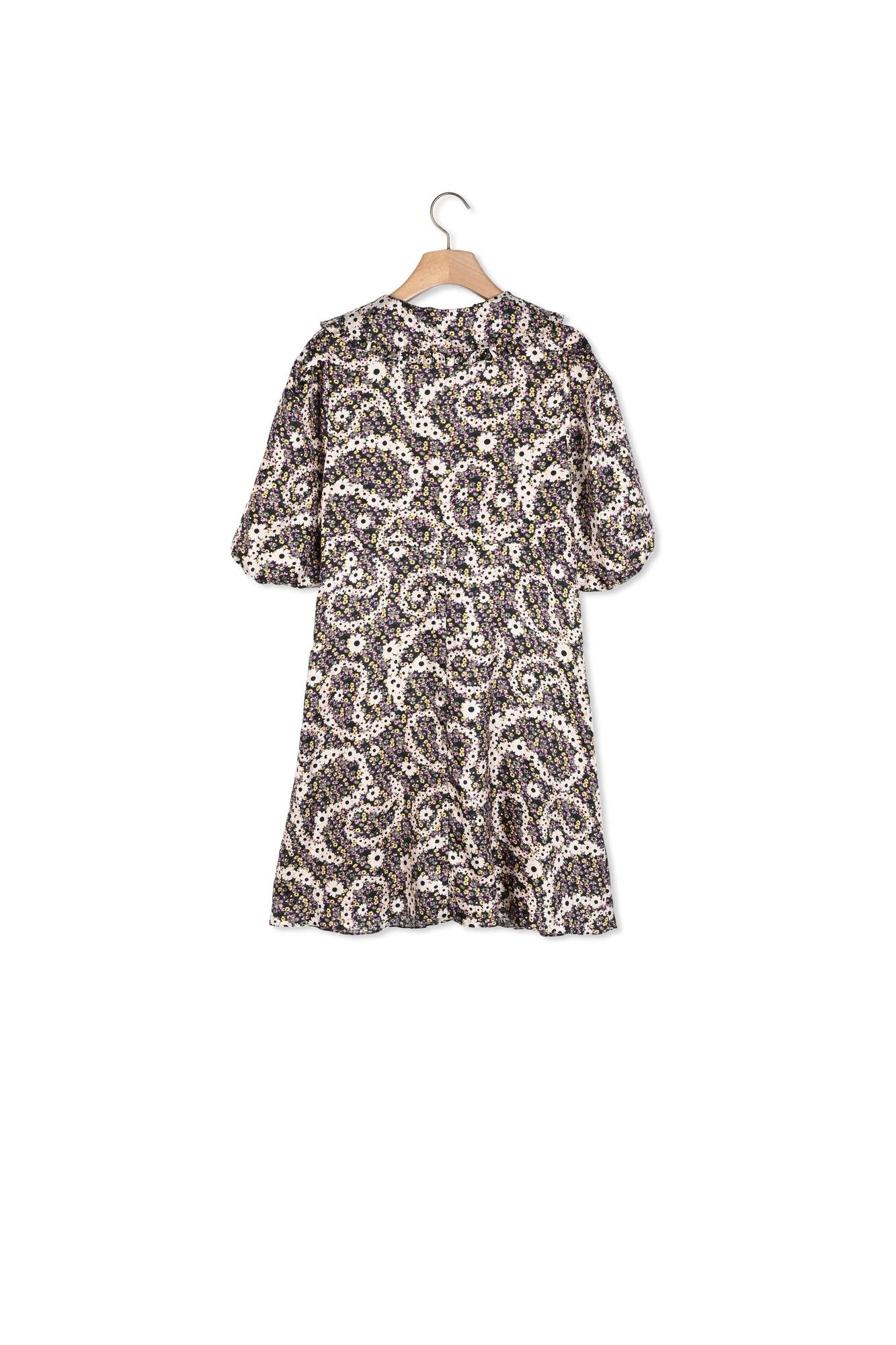 Robe courte à imprimé cachemire fleuri Sandro seconde main