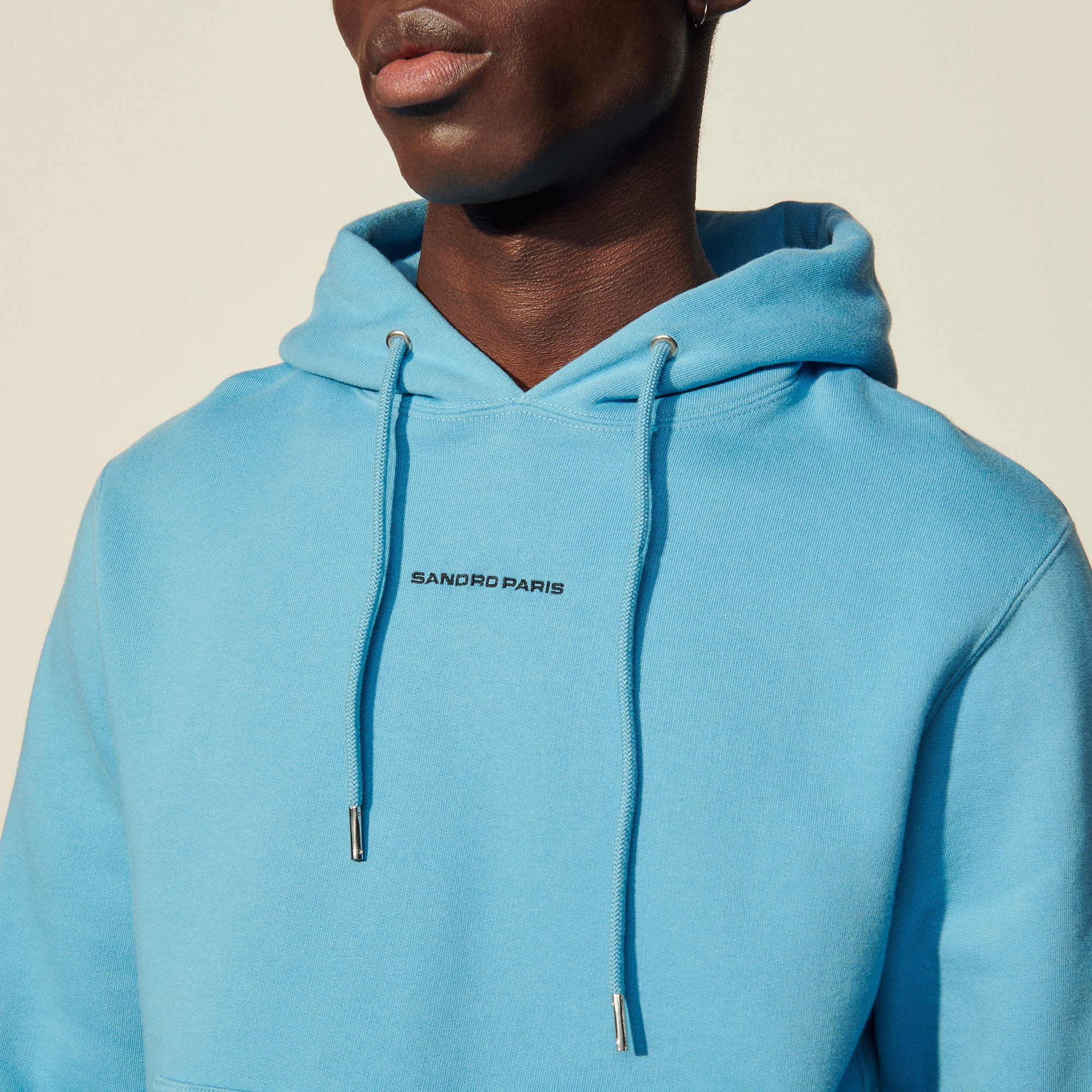 Sweat hoodie avec broderie logo Sandro seconde main