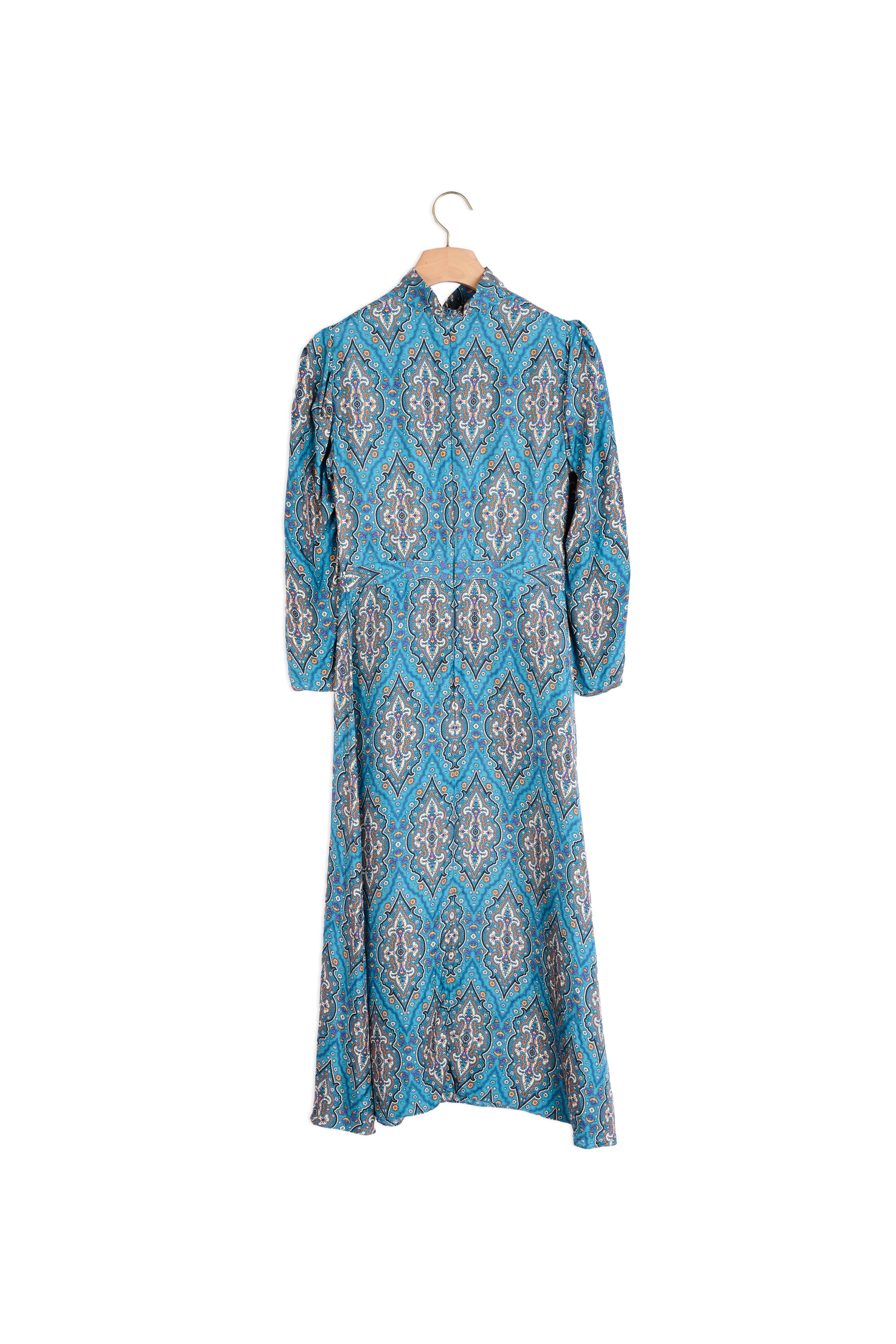 Robe en soie imprimée en all-over Sandro seconde main