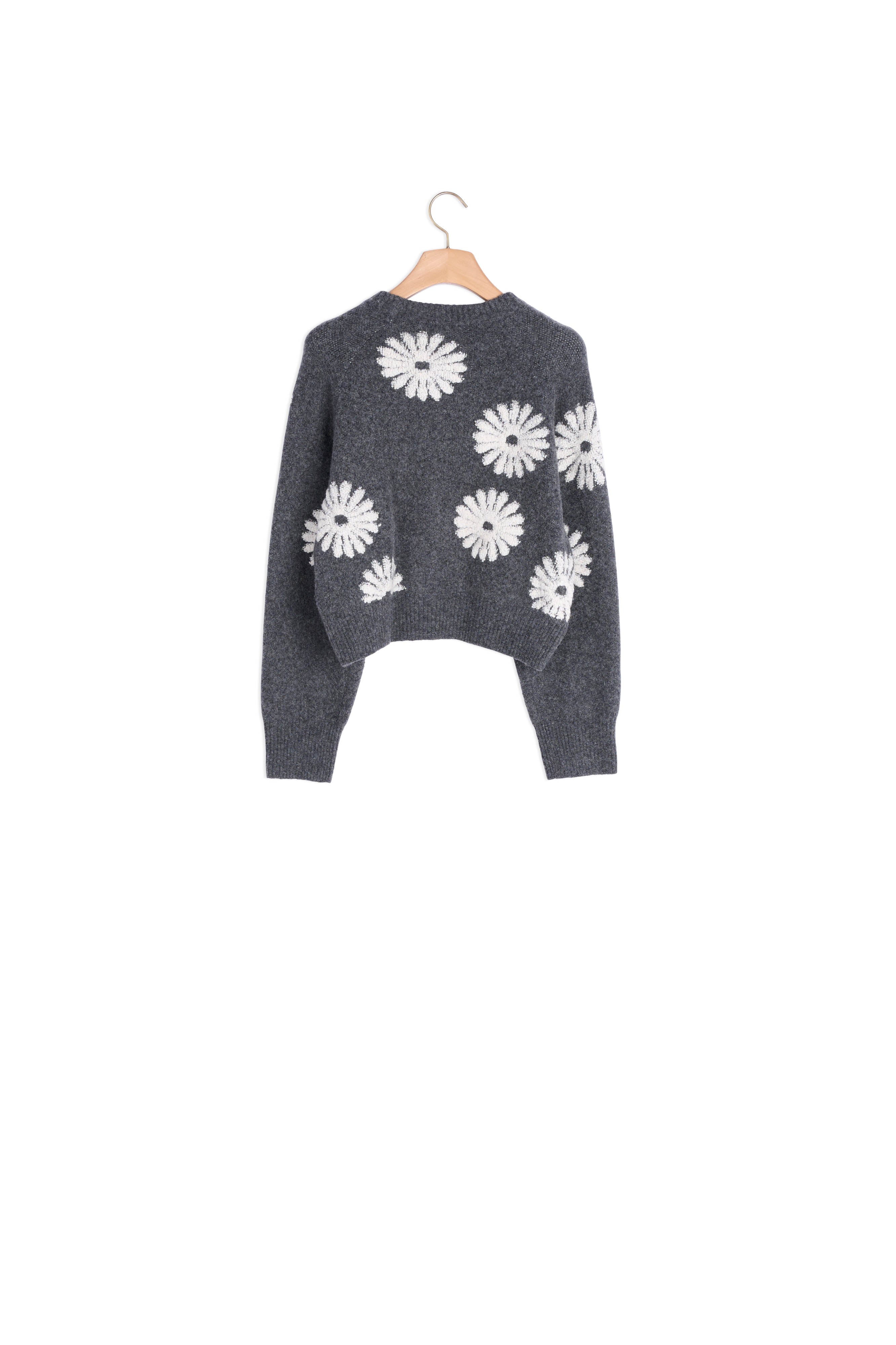 Pull en Maille à fleurs Sandro seconde main