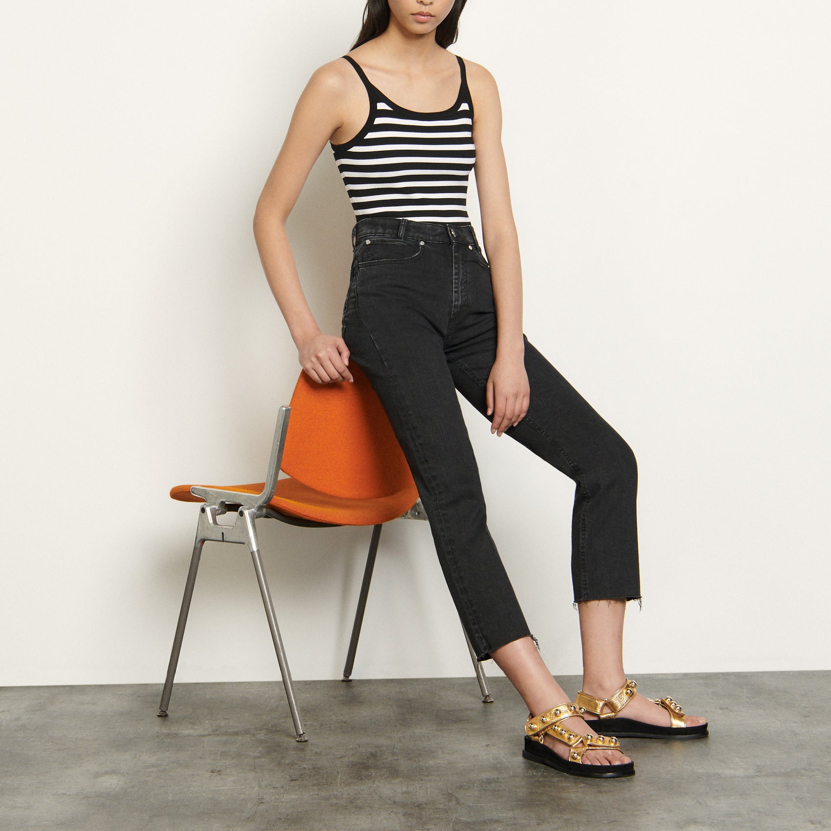 Body marinière à bretelles Sandro seconde main