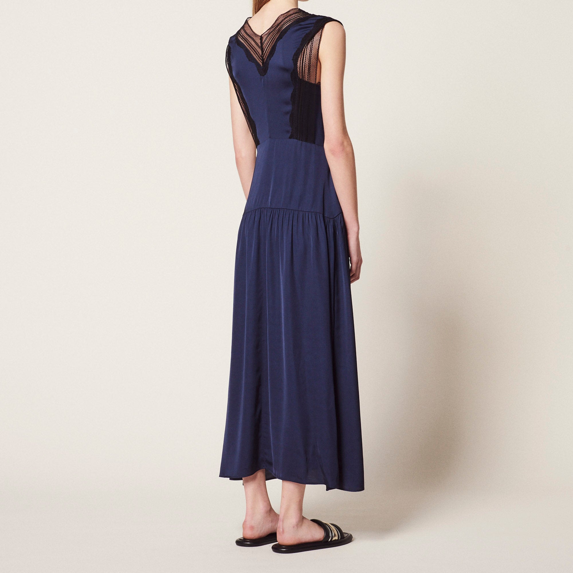 Robe longue fluide Sandro seconde main