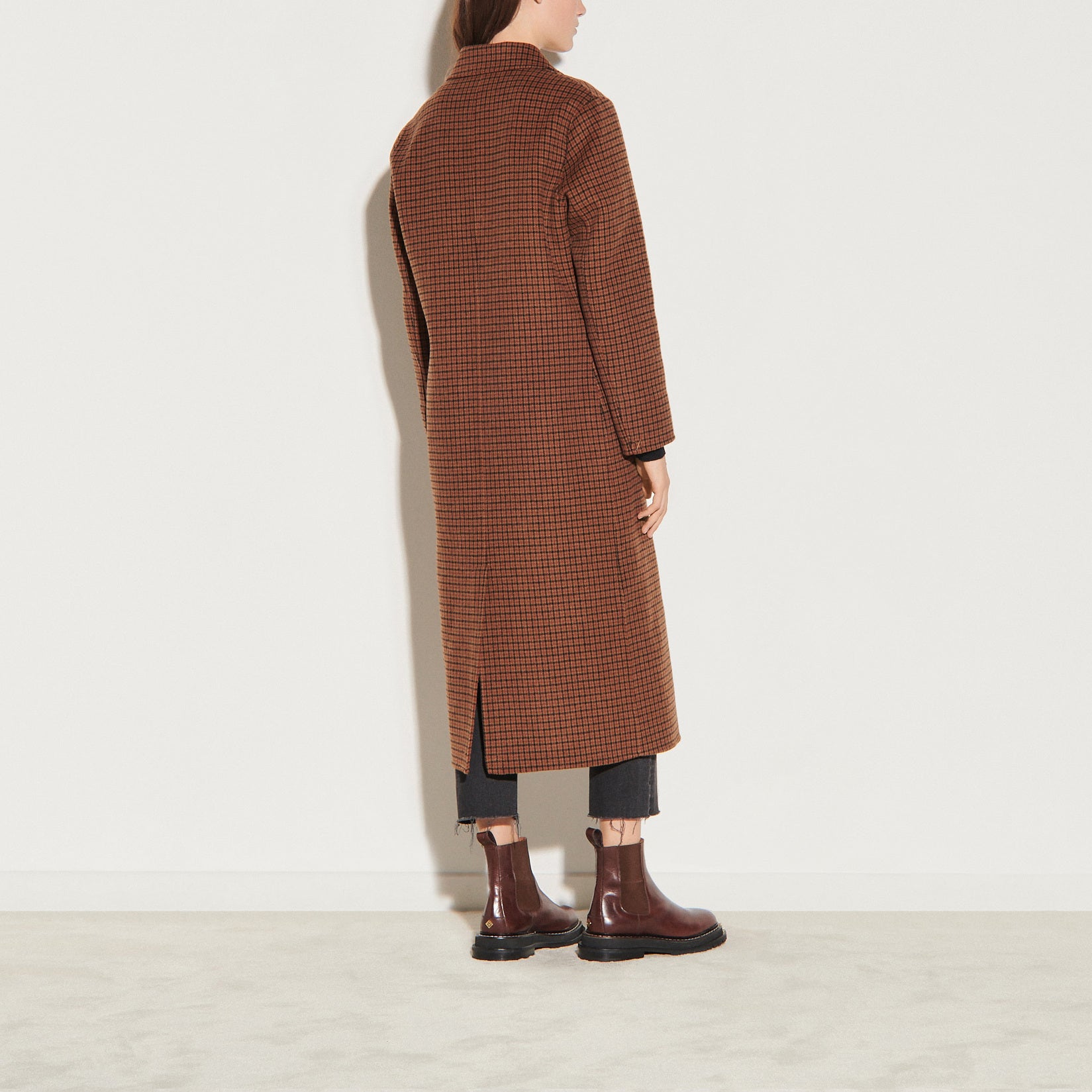 Manteau long oversize en laine Sandro seconde main