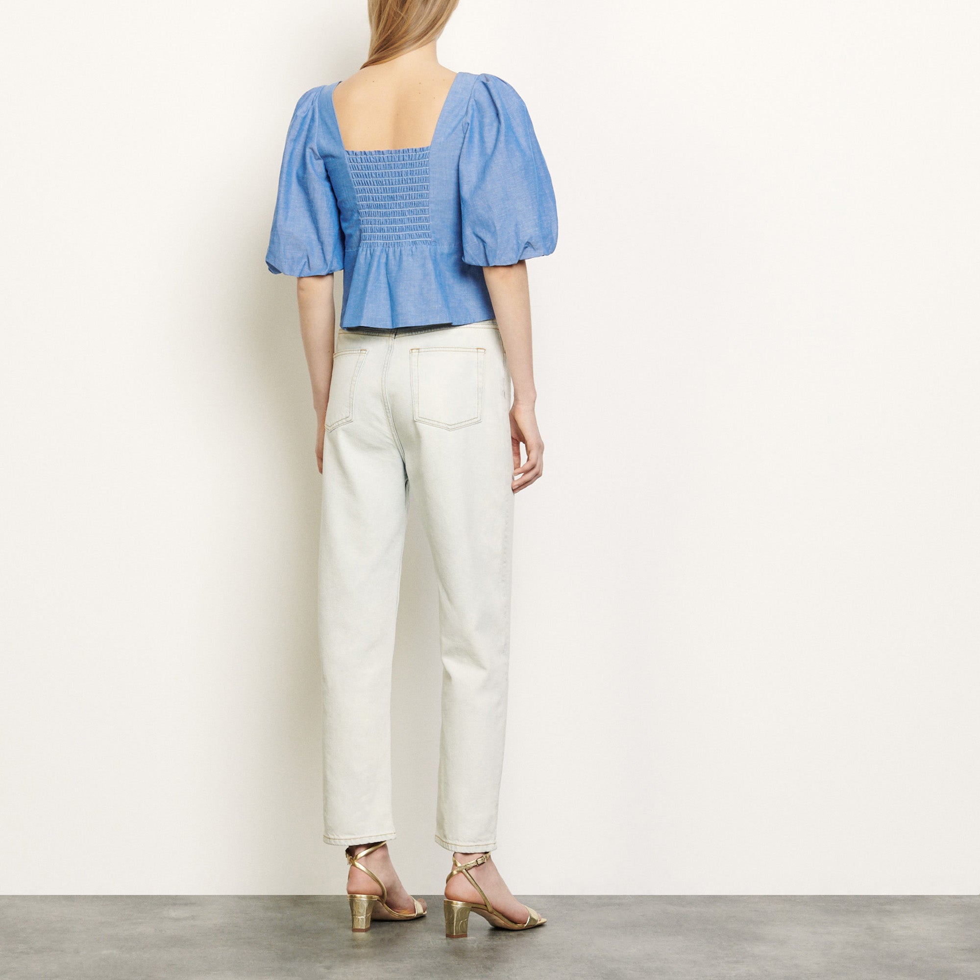 Chemise à manches bouffantes Sandro seconde main