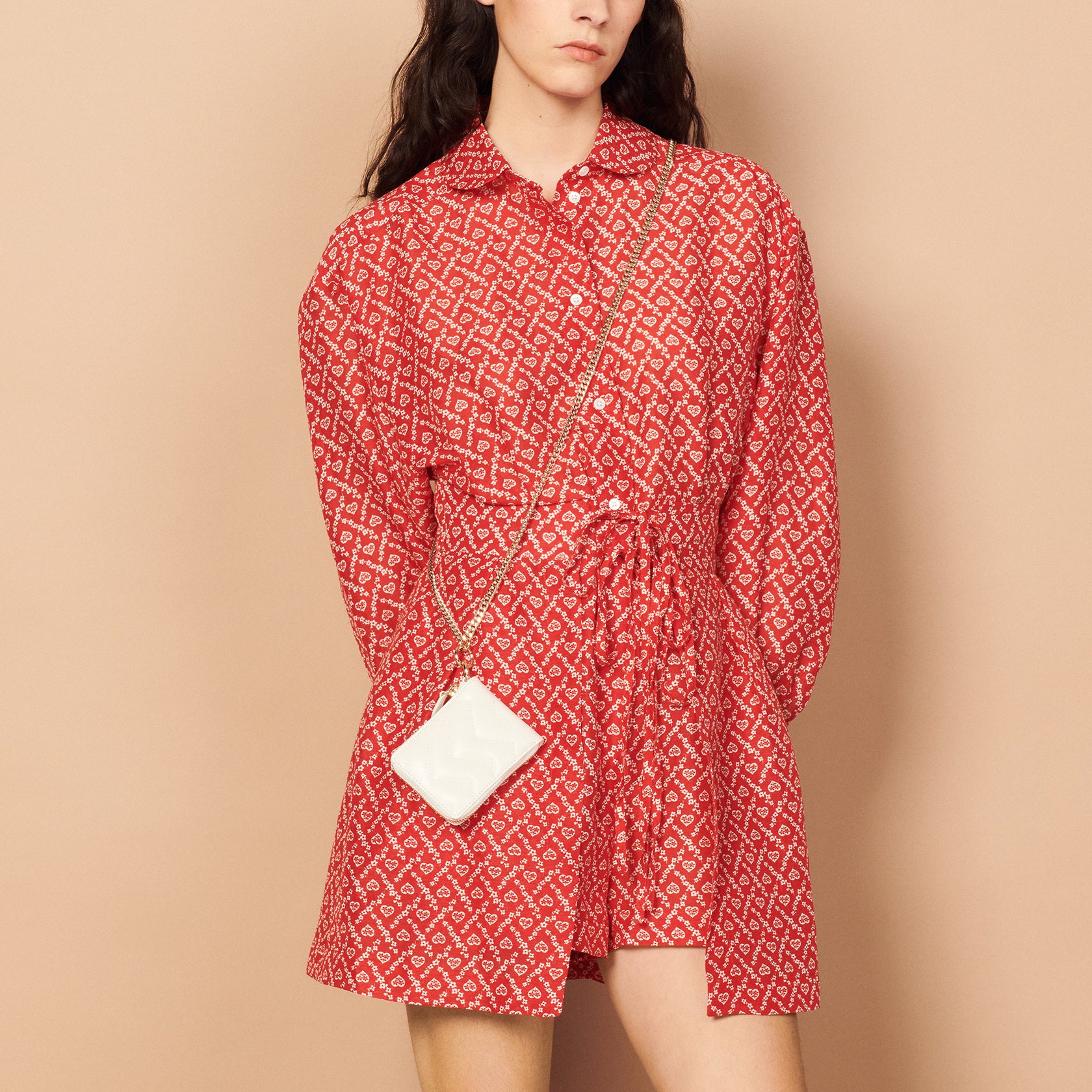 Combinaison Short imprimée Sandro seconde main