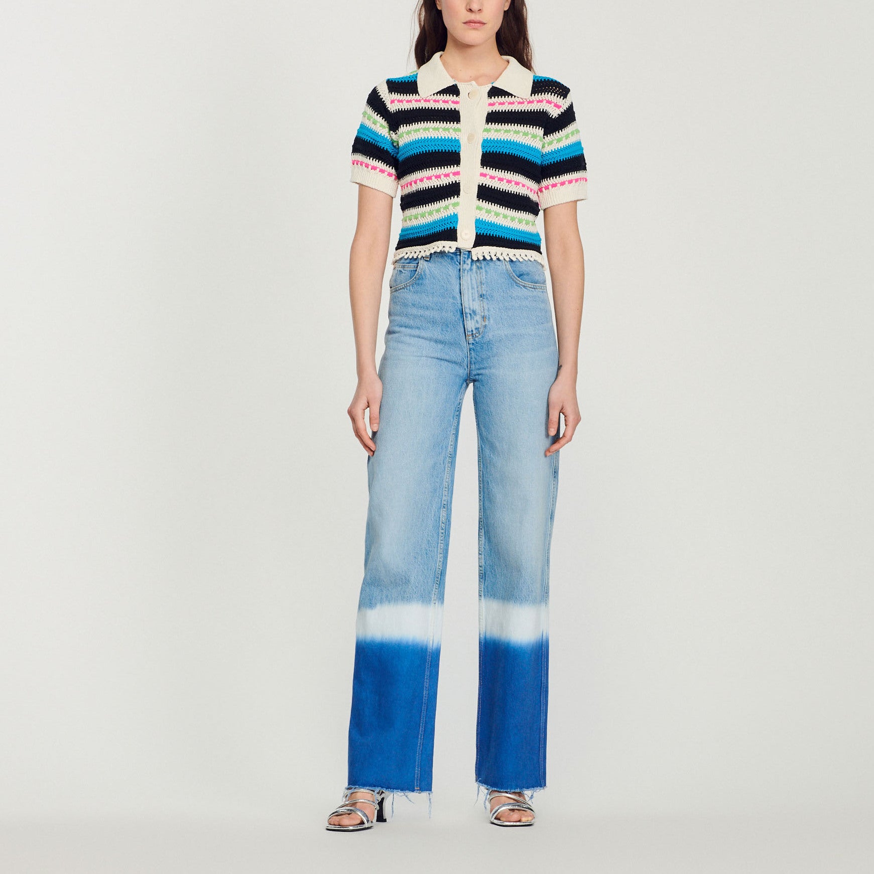 Jean tie&dye Sandro seconde main