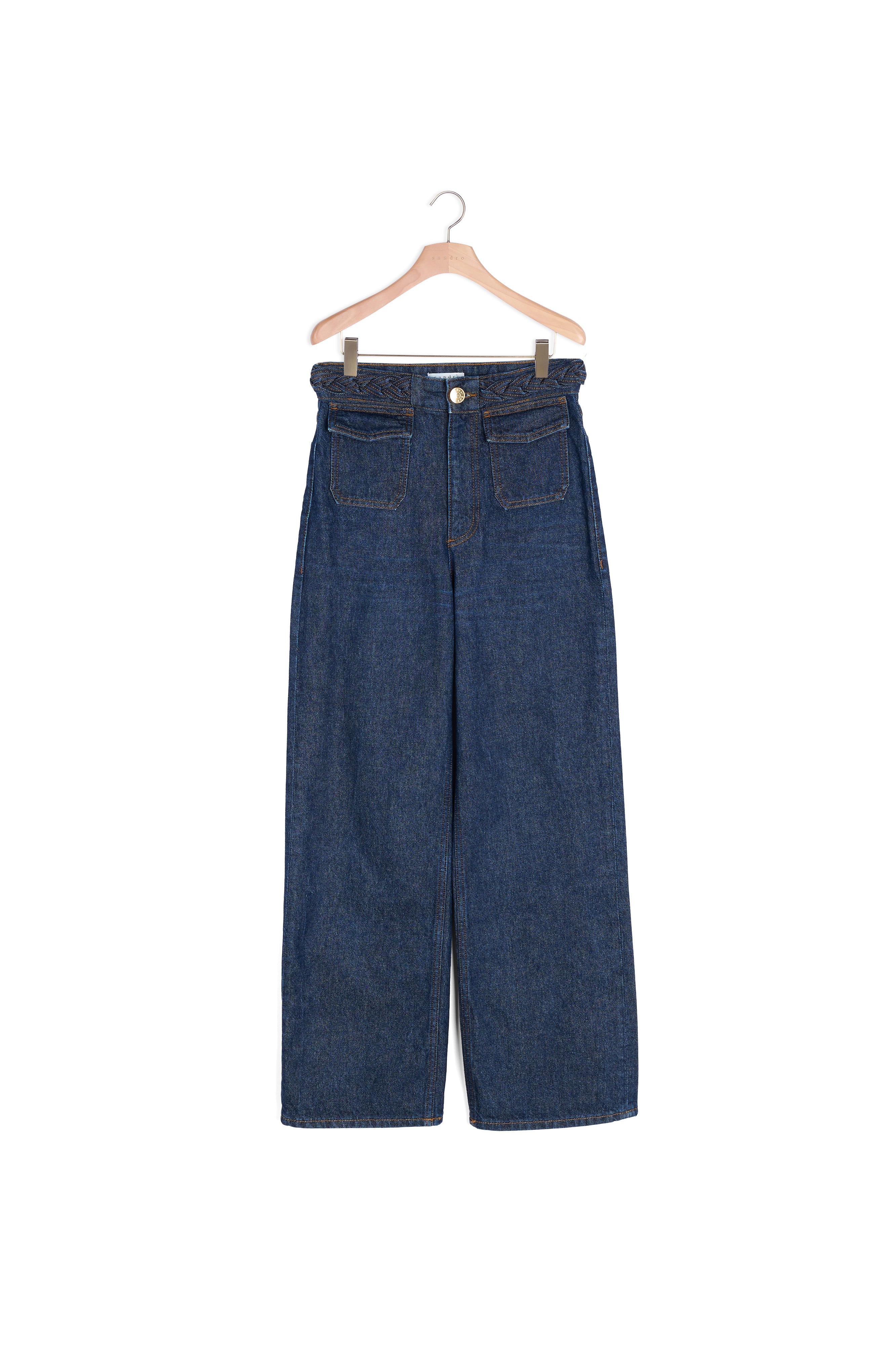 Pantalon large en Jean Sandro seconde main