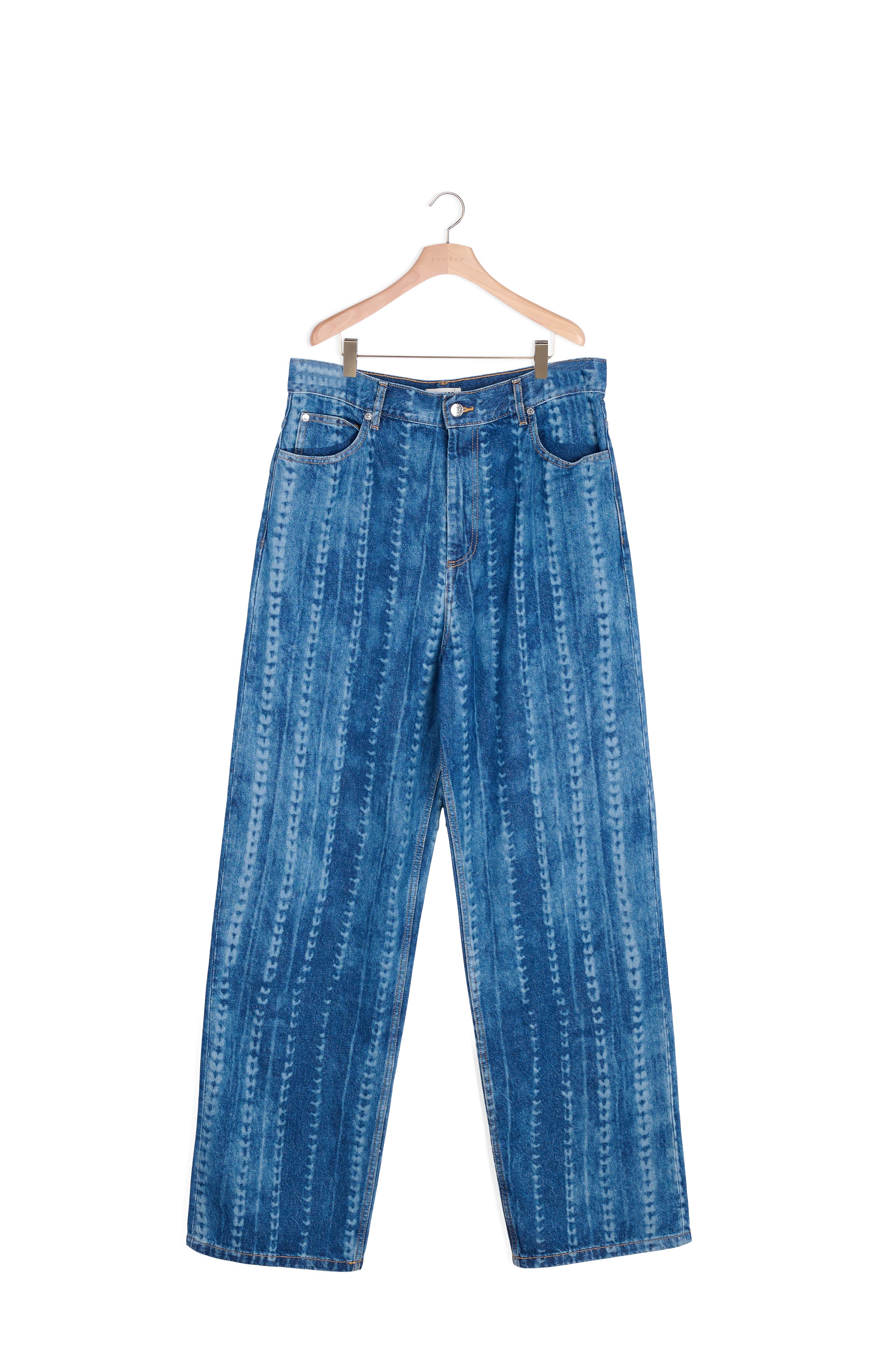 Jean à motifs délavés Sandro seconde main