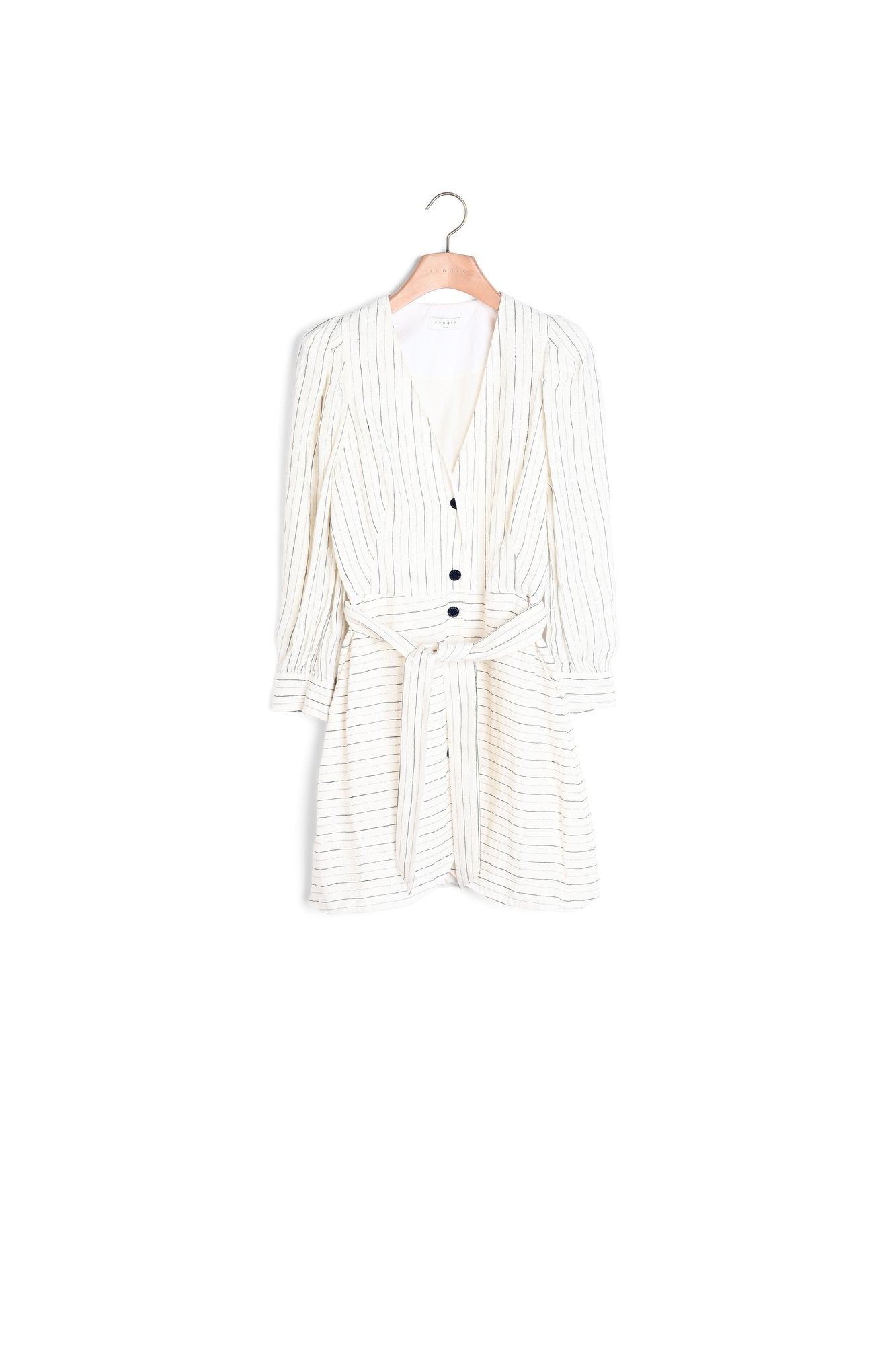 Robe courte à fines rayures Sandro seconde main