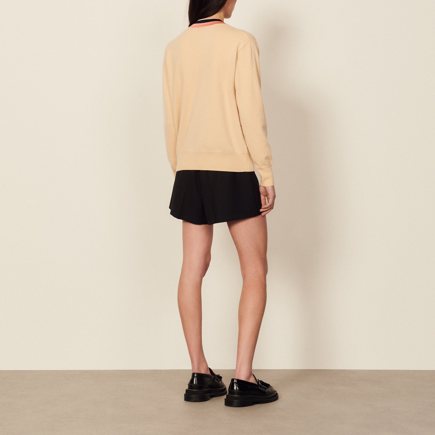 Pull en laine et cachemire Sandro seconde main