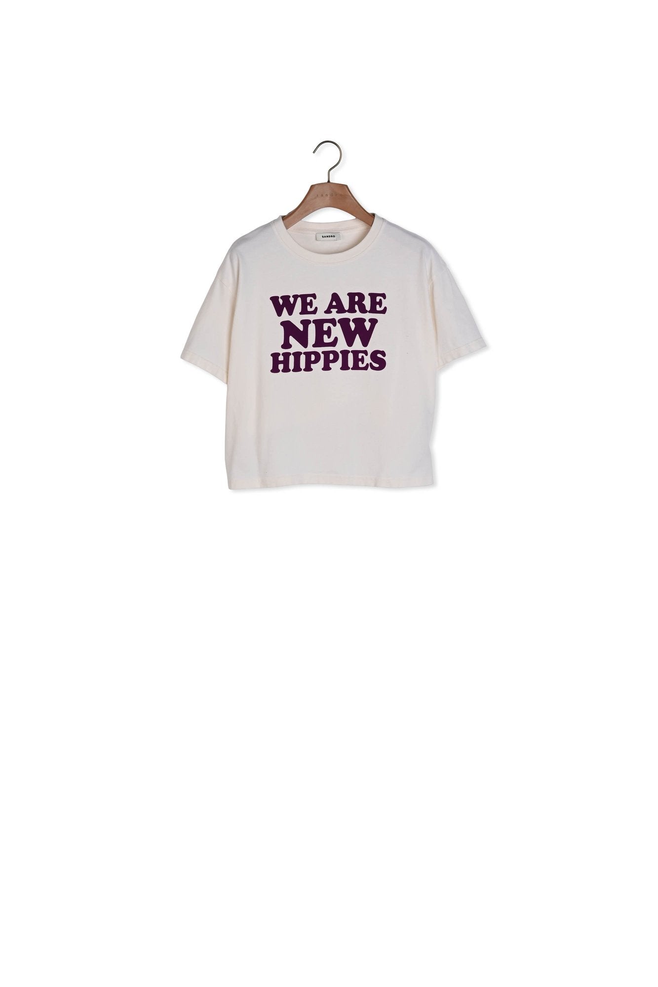 T-shirt court We Are New Hippies Sandro seconde main