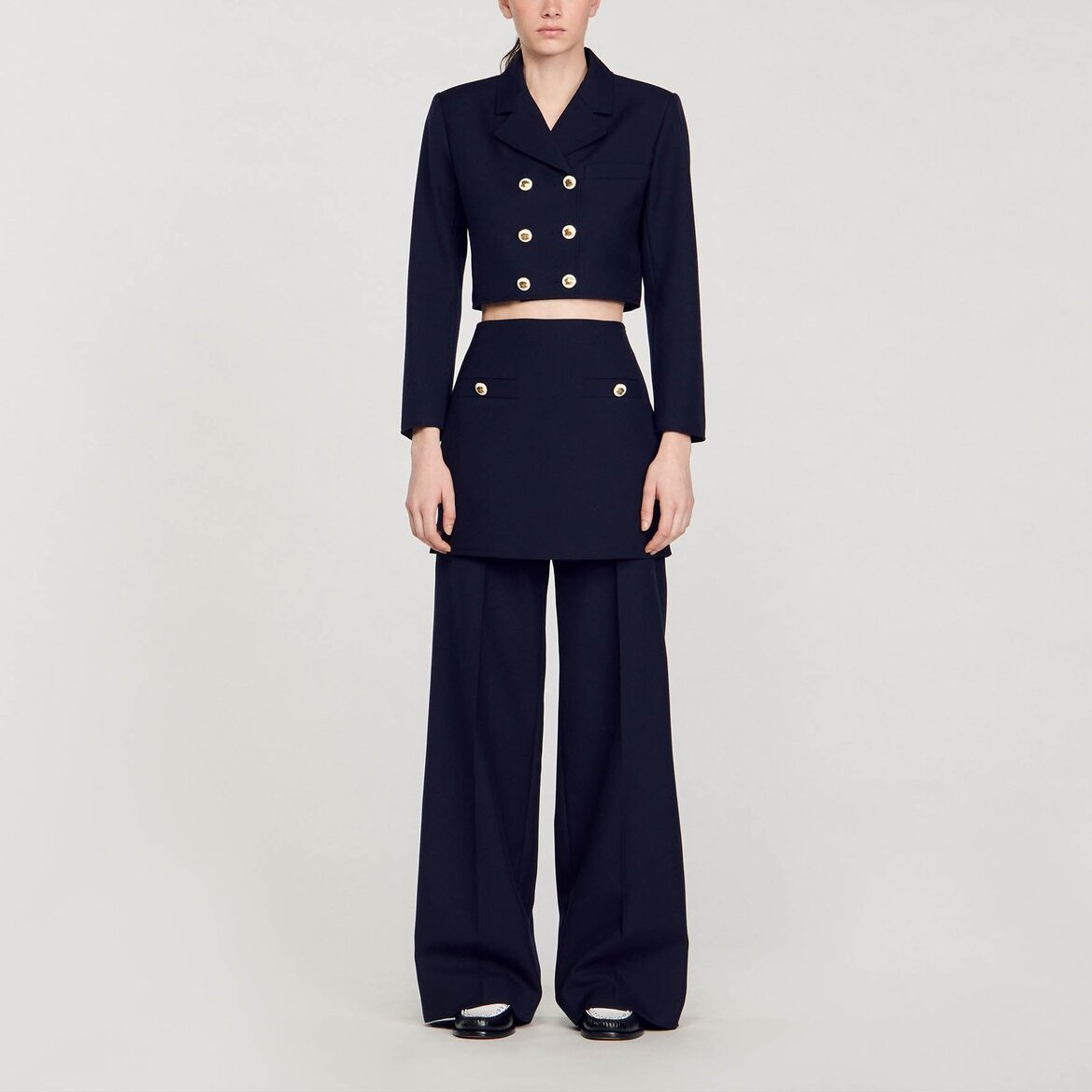 Veste courte à double boutonnage Sandro seconde main