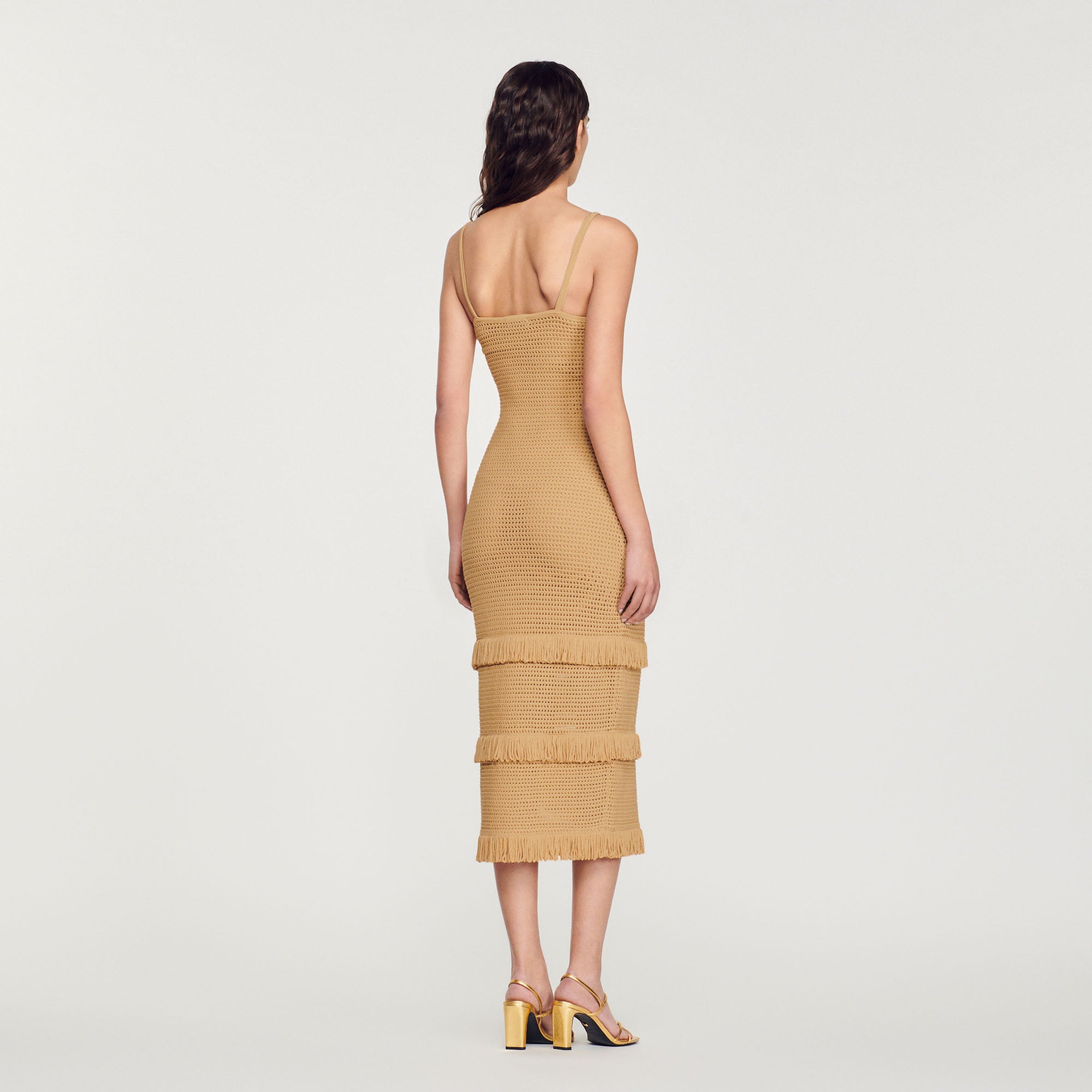 Robe midi en Maille Sandro seconde main