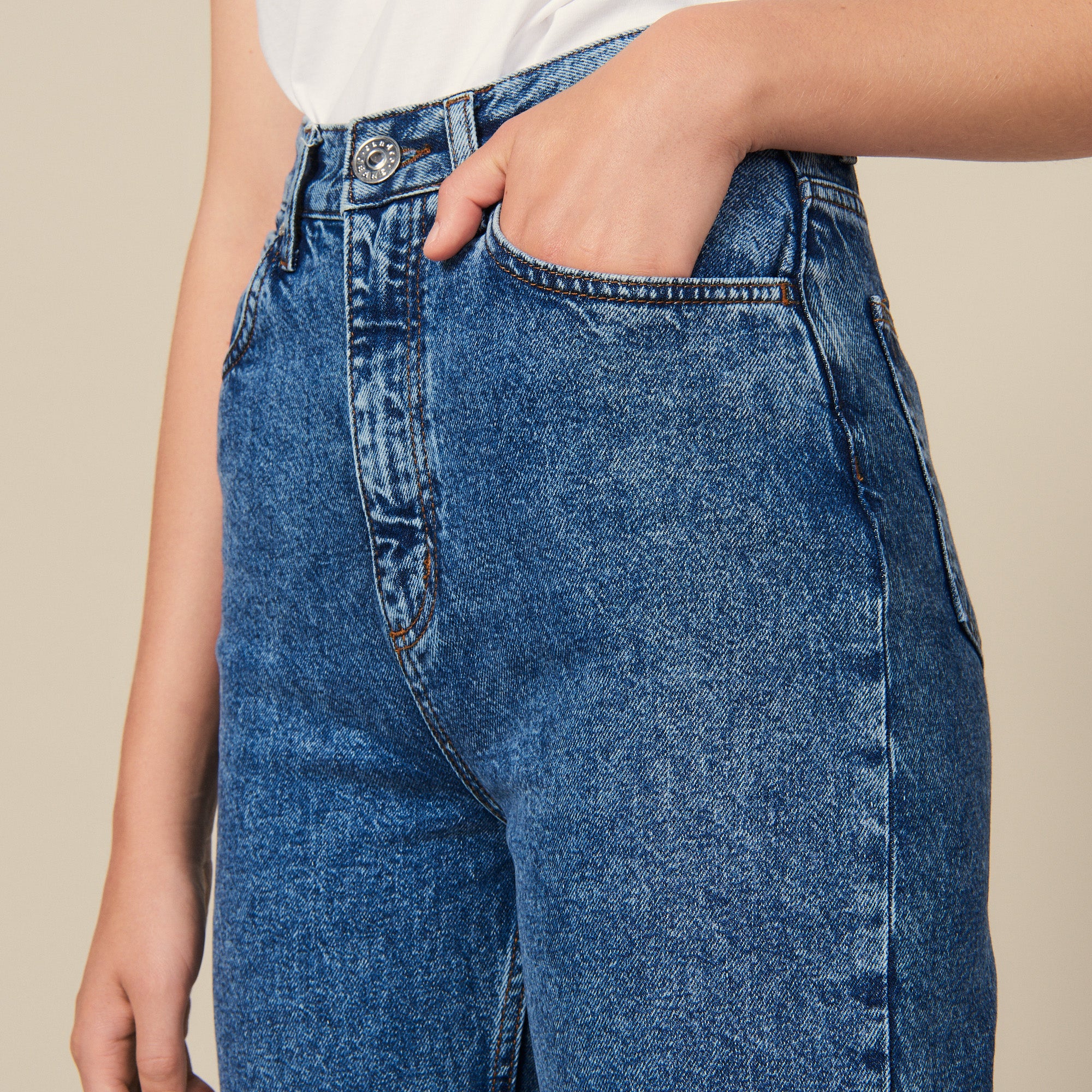 Jean délavé neige Sandro seconde main