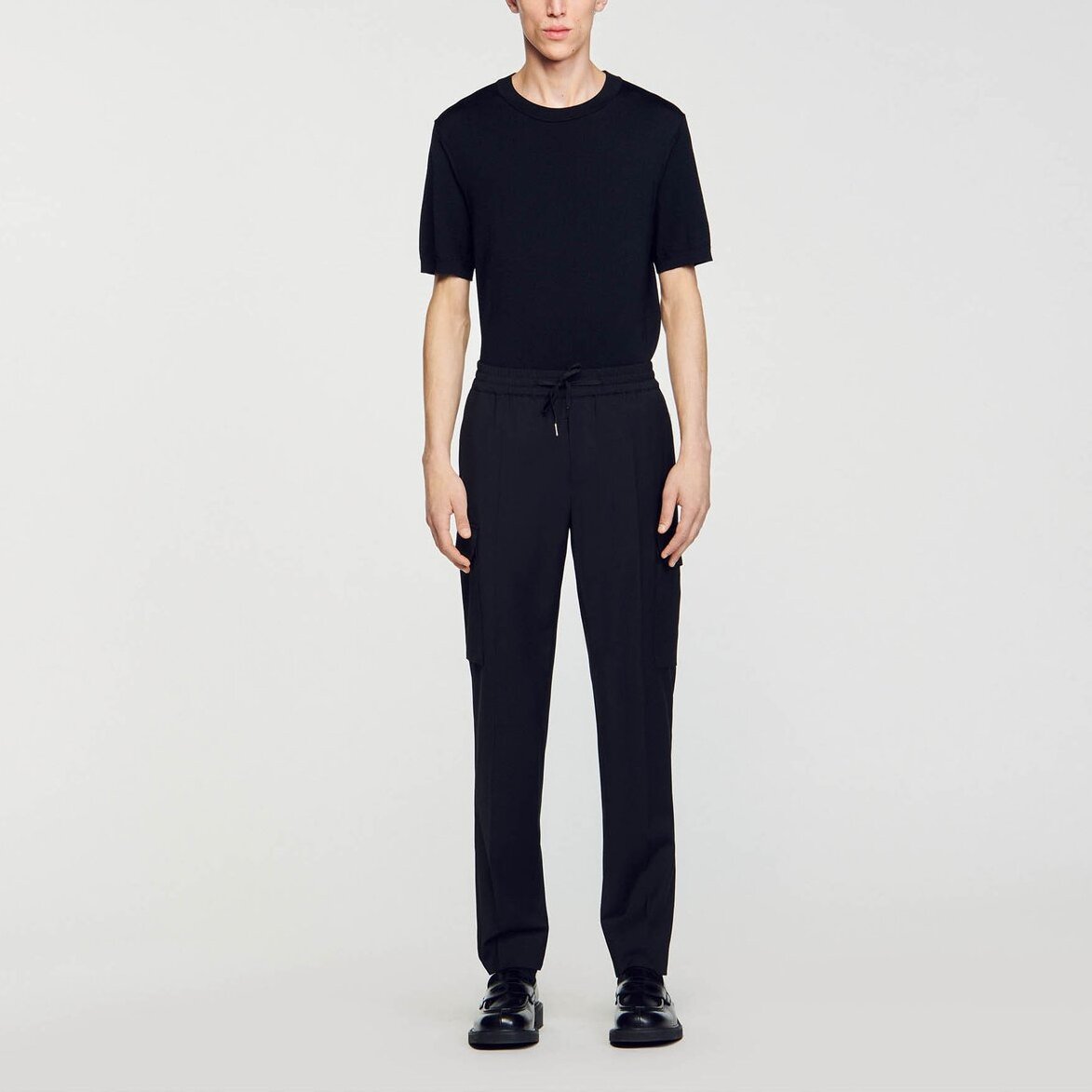 Pantalon cargo élastiqué Sandro seconde main