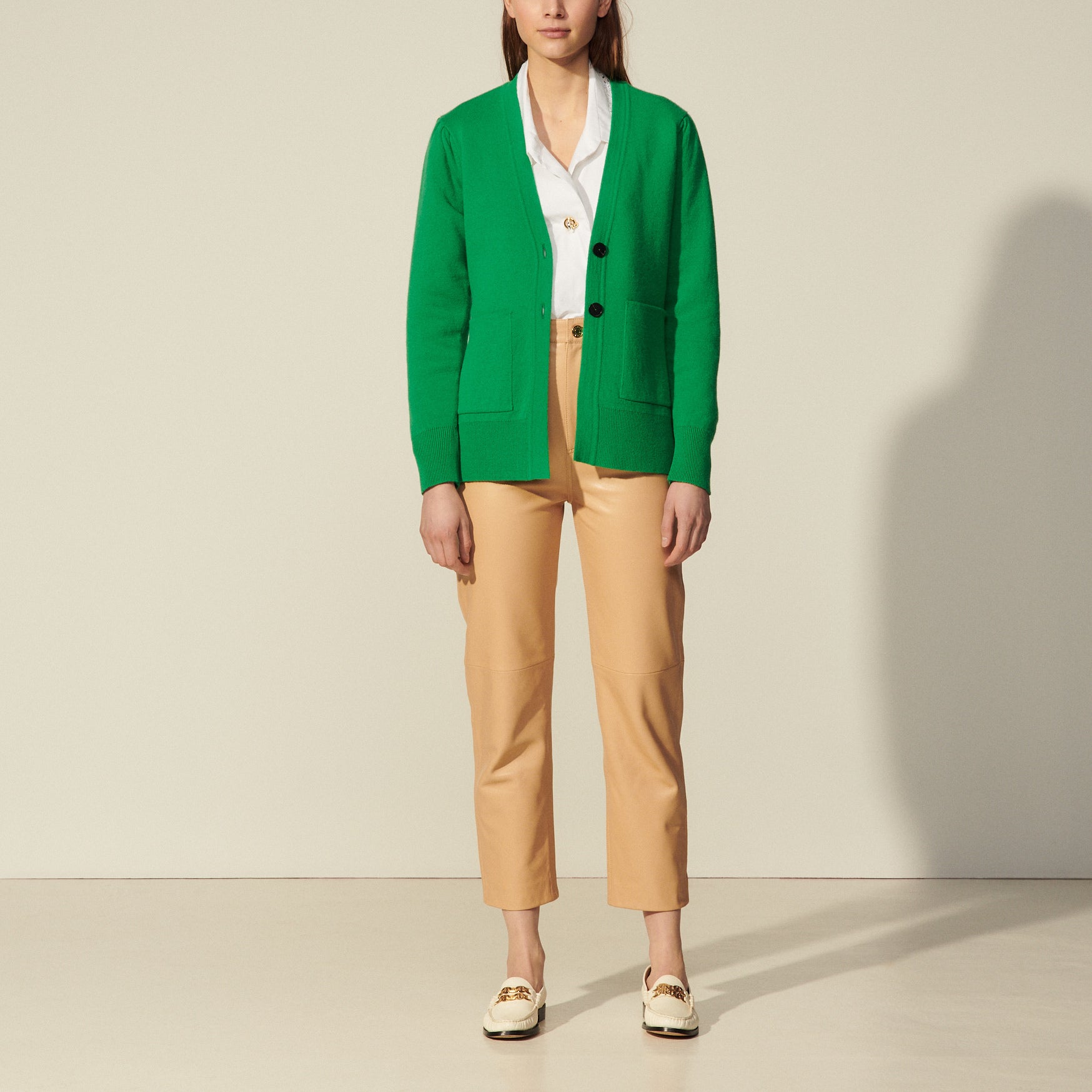 Cardigan long boutonné Sandro seconde main