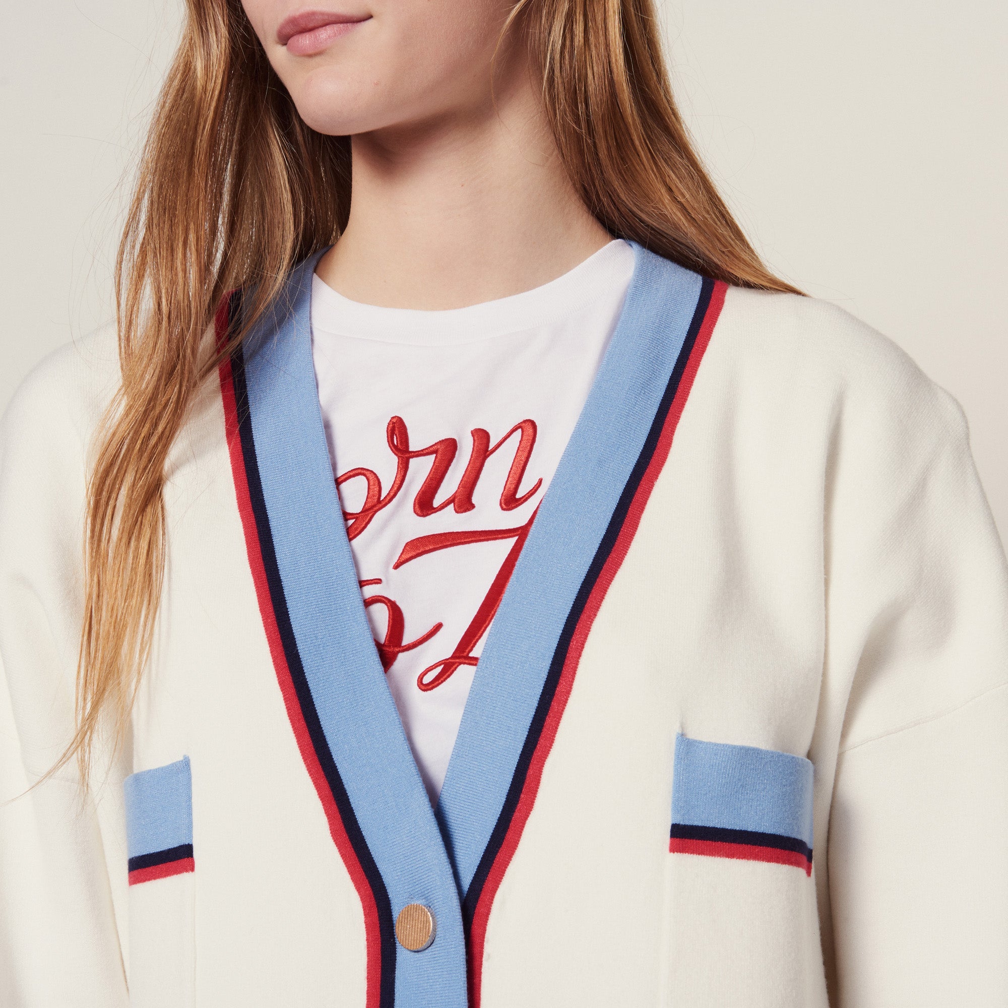 Cardigan long manches longues Sandro seconde main