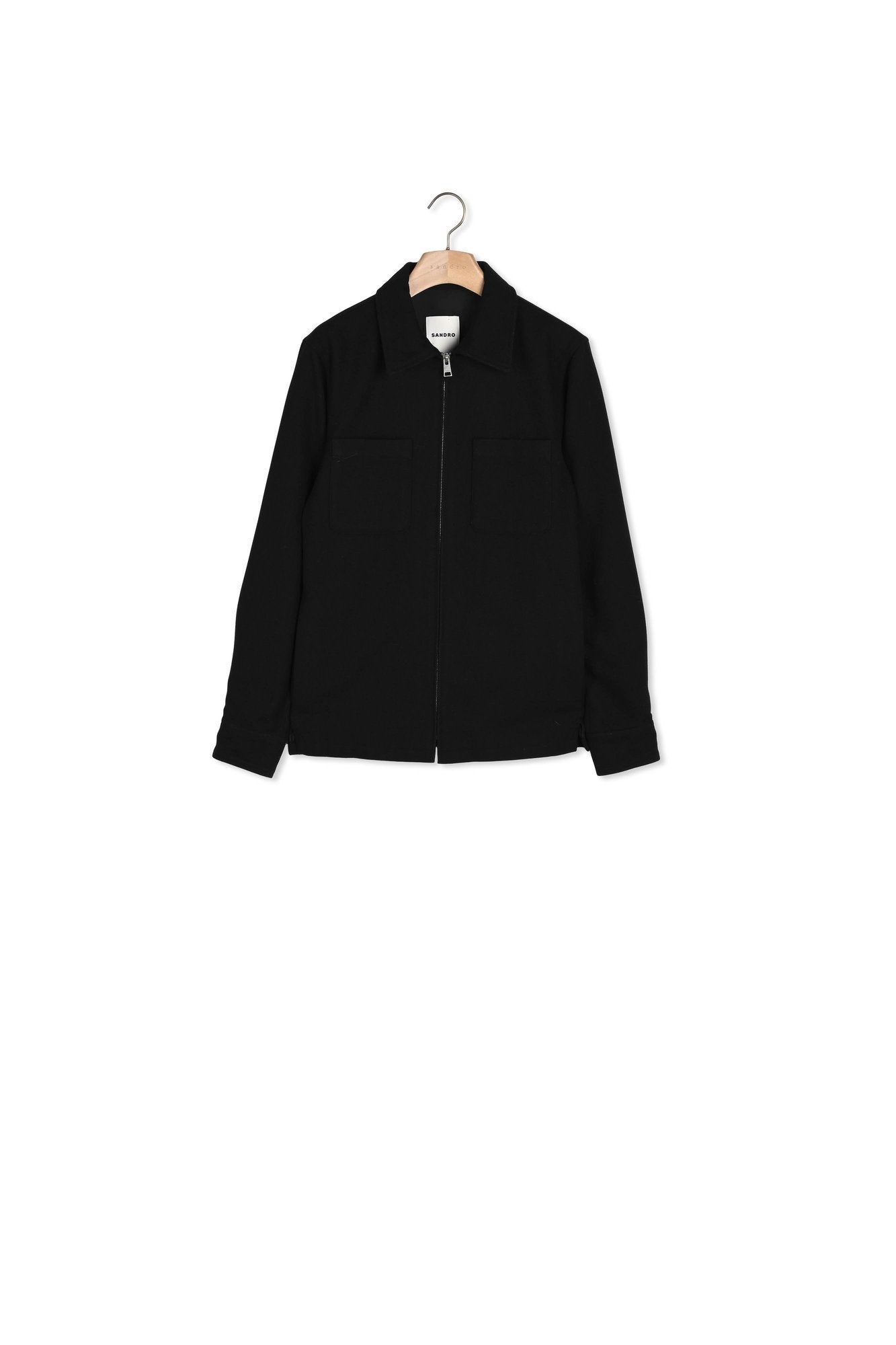 Blouson C&T Noir Sandro seconde main