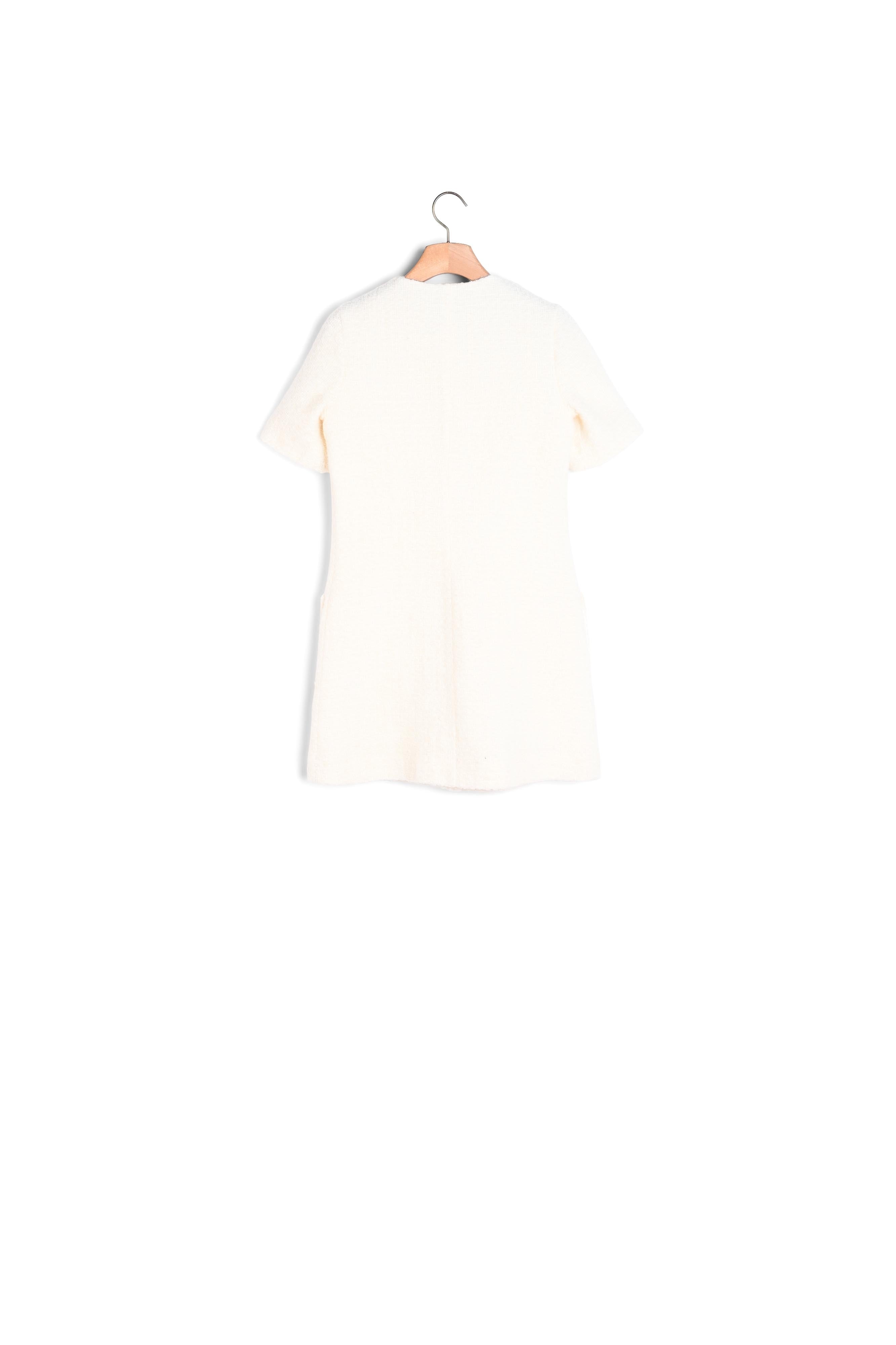 Robe C&T Ecru Sandro seconde main