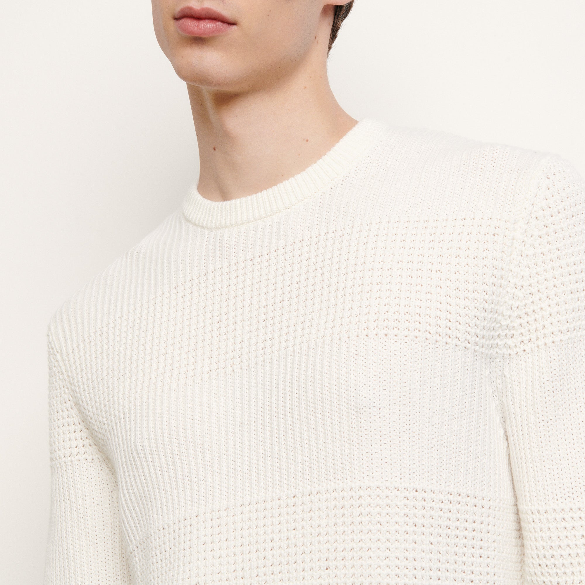 Pull col rond en coton Sandro seconde main