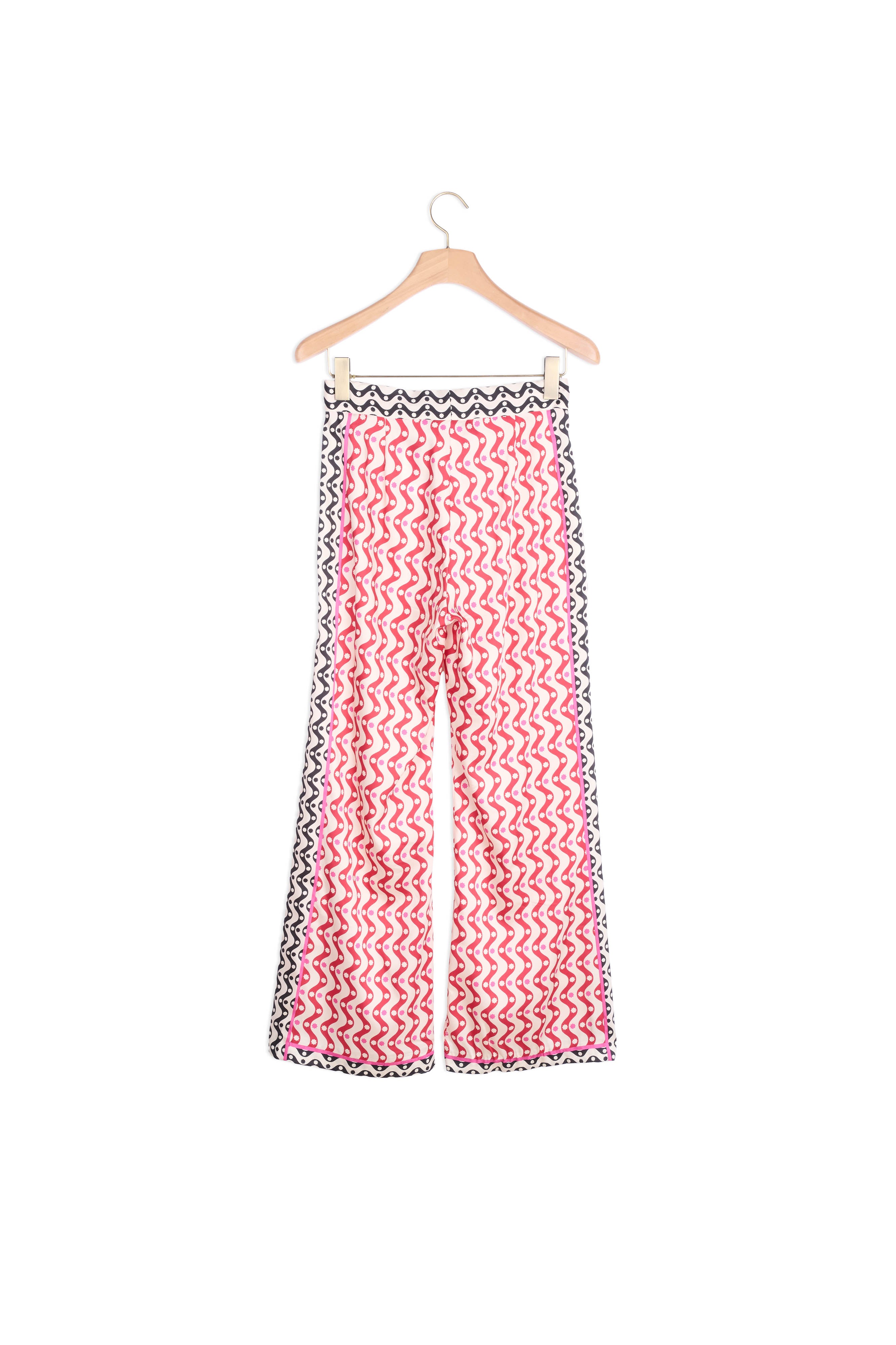 Pantalon fluide imprimé étoiles Sandro seconde main