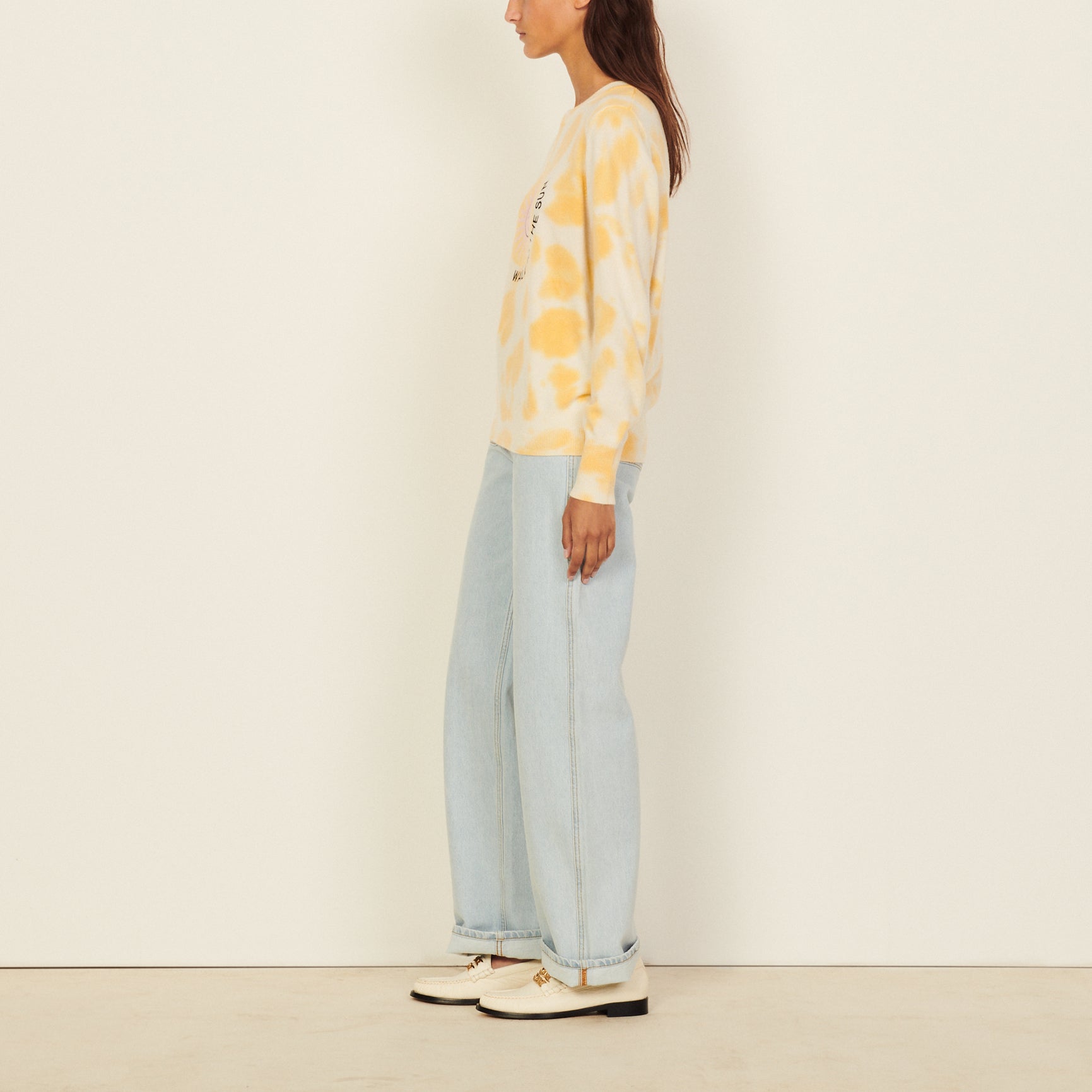 Smiley® Pull jacquard tie and dye Sandro seconde main
