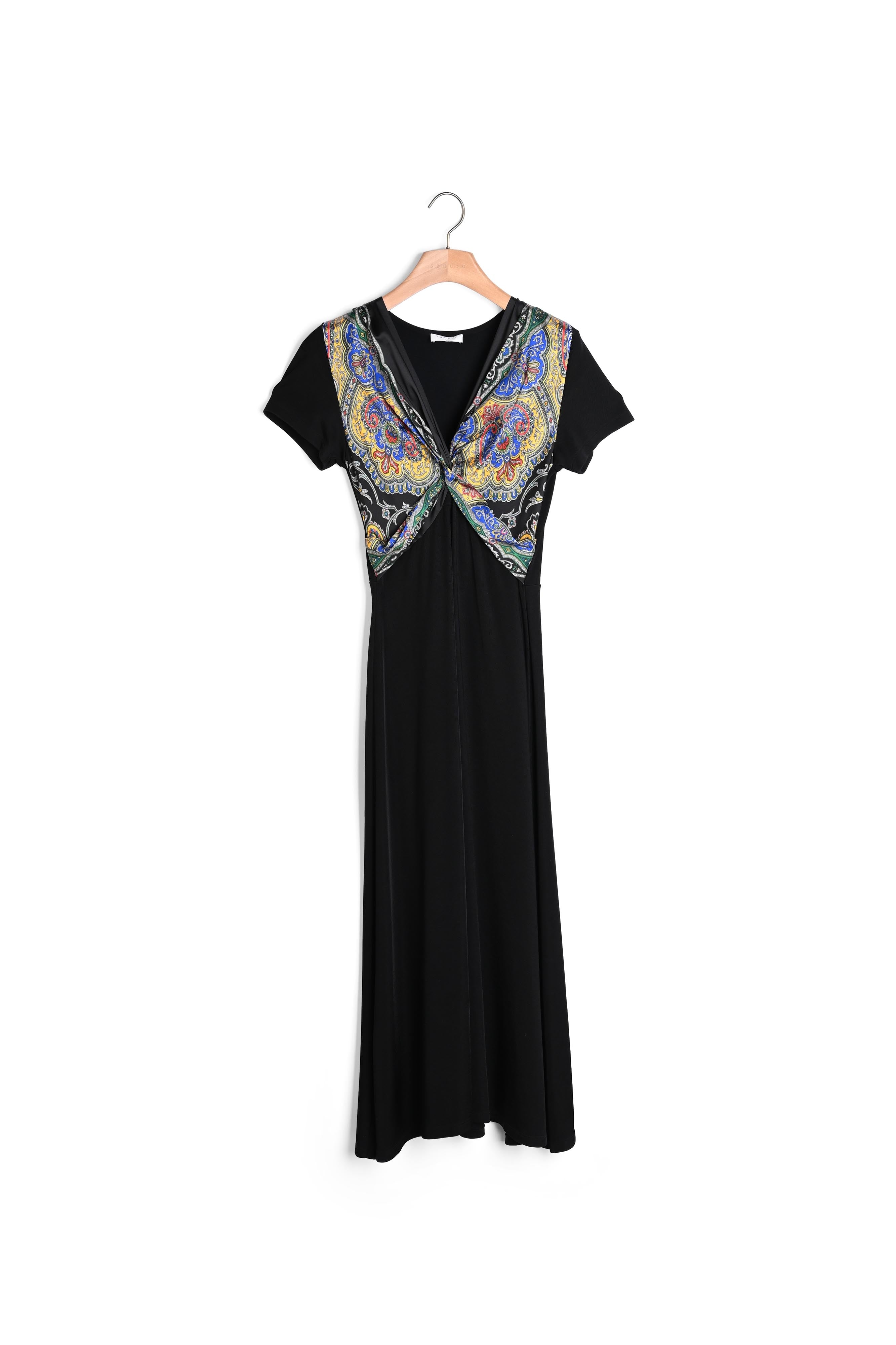 Robe en jersey avec empiècement Sandro seconde main