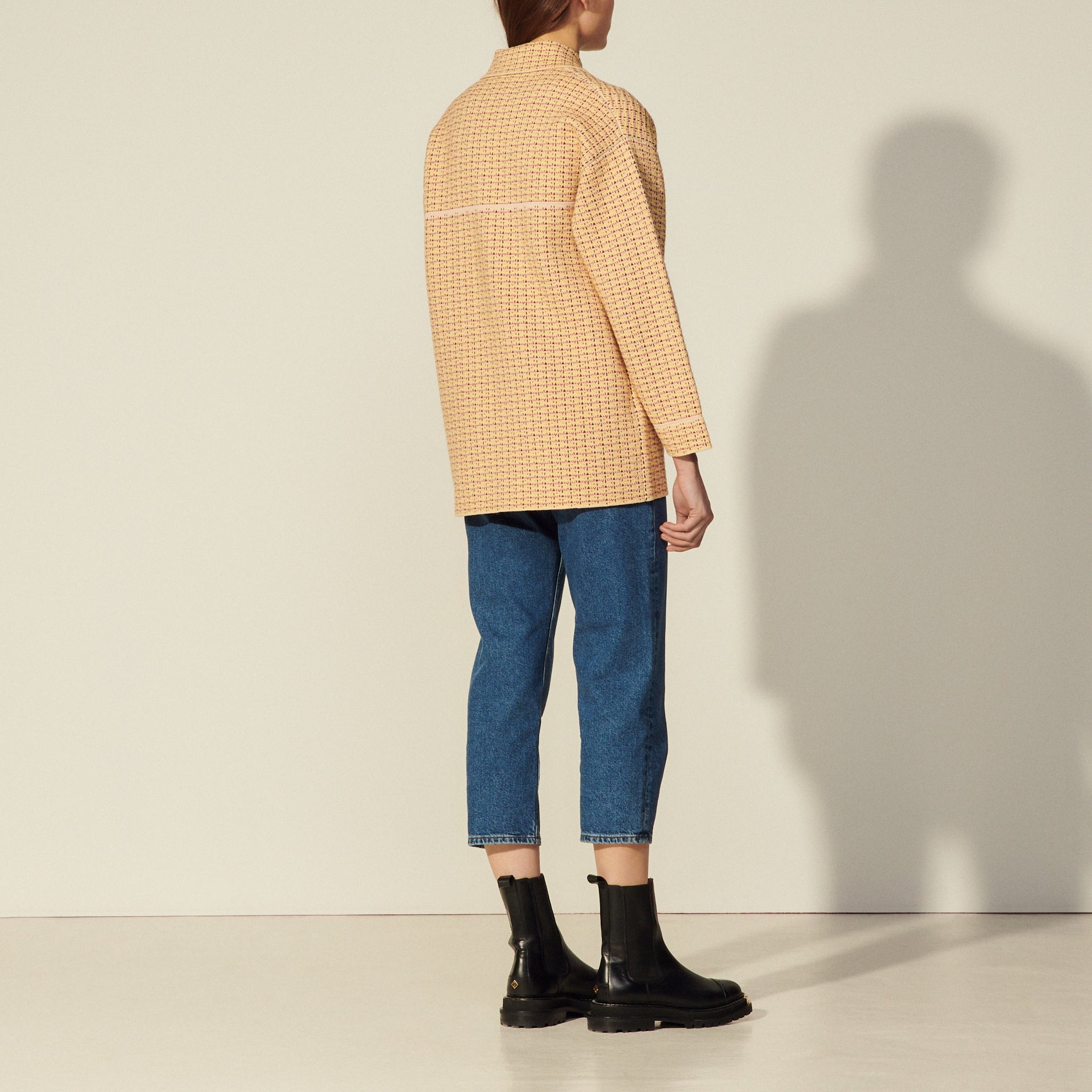 Cardicoat esprit surChemise en tweed Sandro seconde main