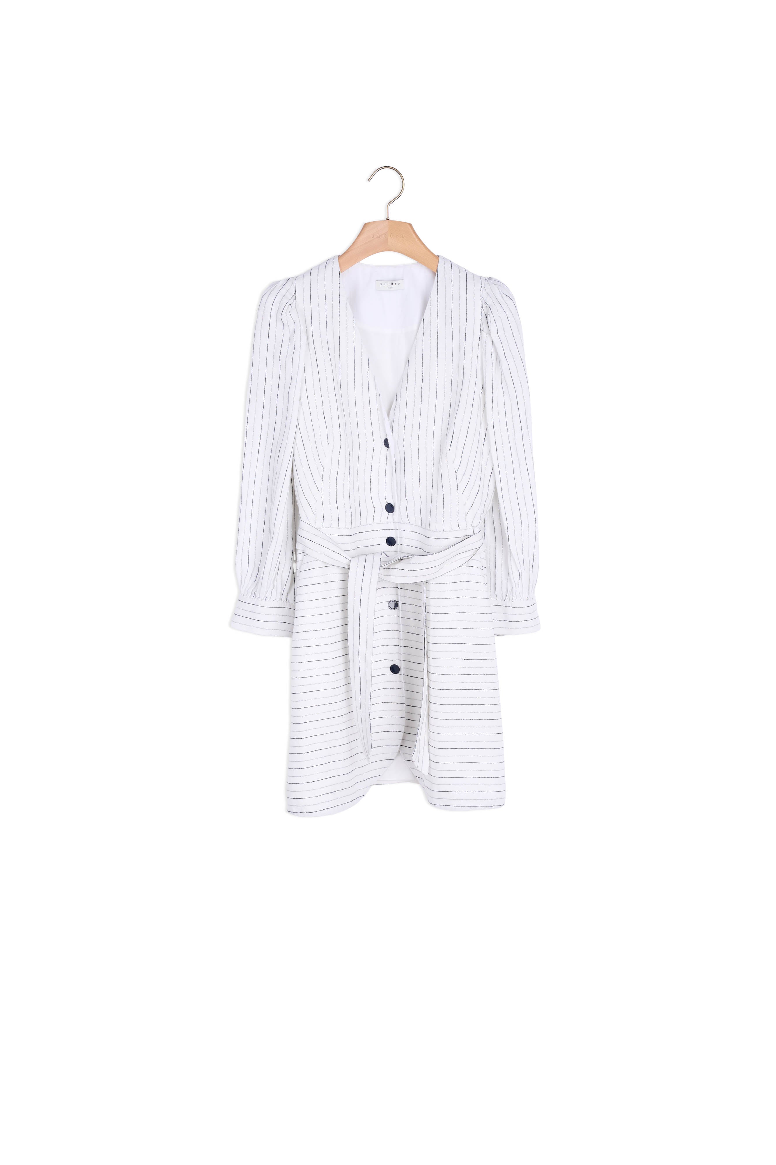 Robe courte à fines rayures Sandro seconde main