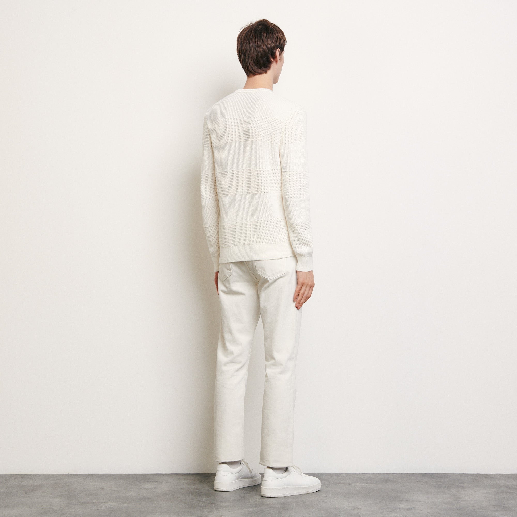 Pull col rond en coton Sandro seconde main