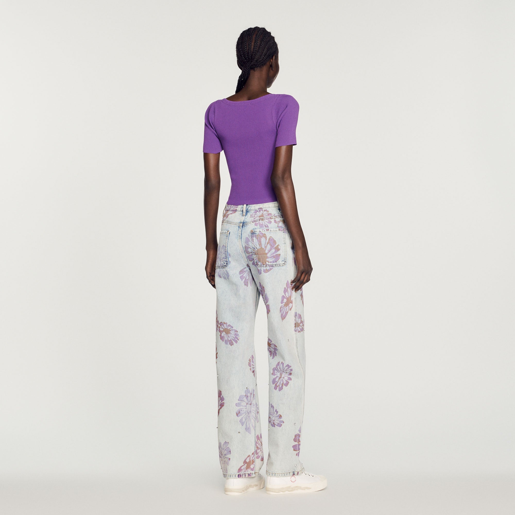 Pull court noué Sandro seconde main