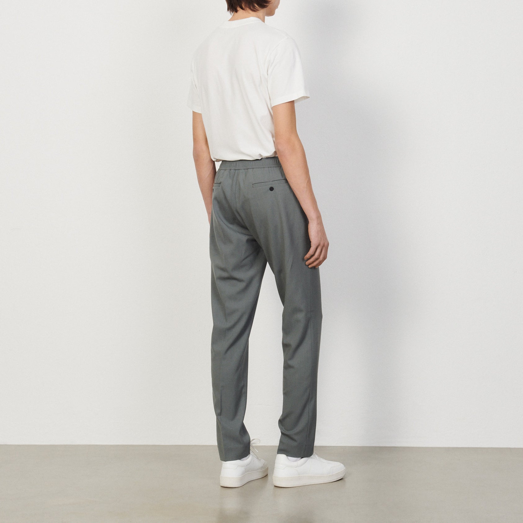 Pantalon à ceinture élastiquée Sandro seconde main