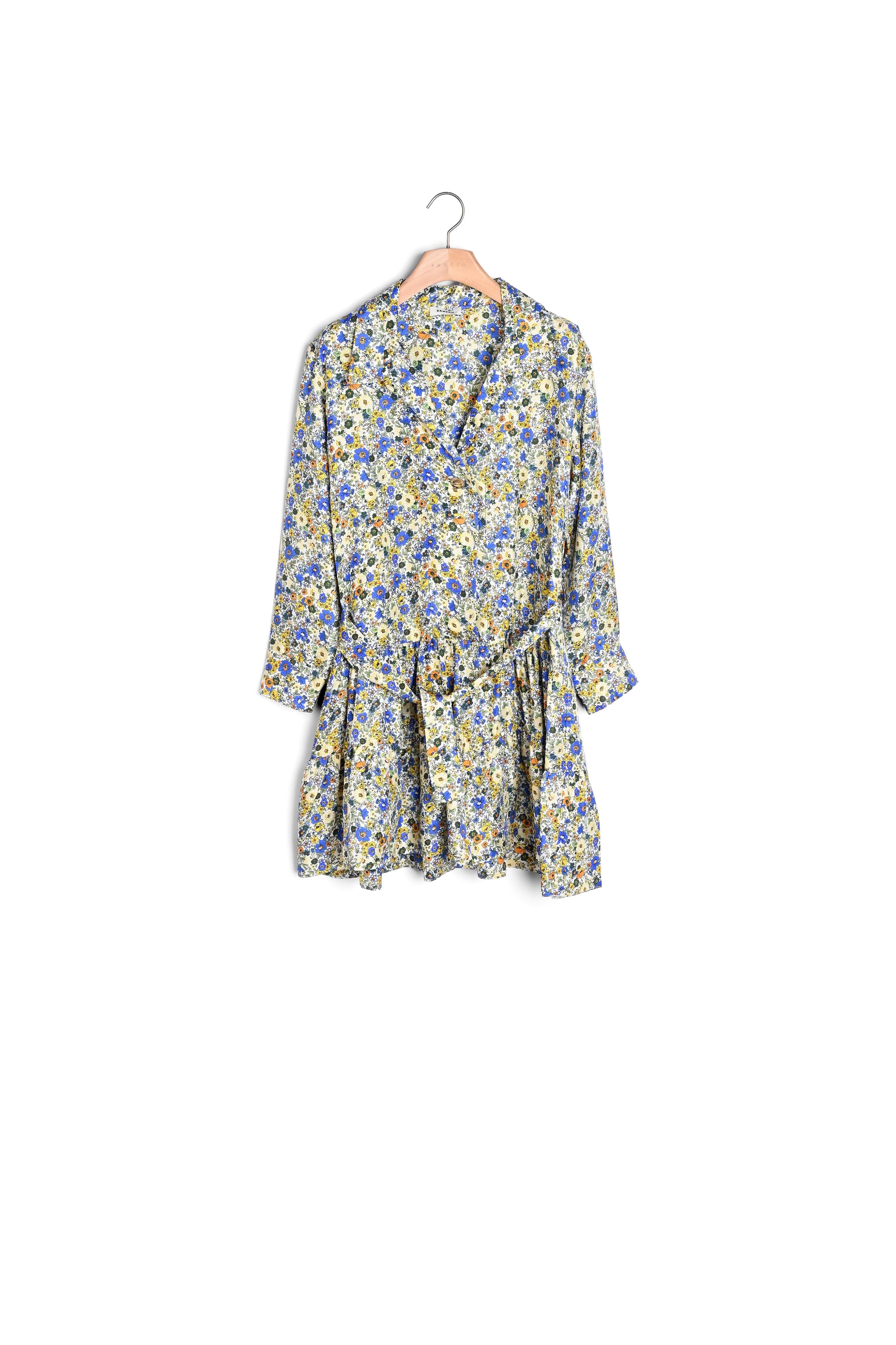 Robe courte imprimé Blossom Sandro seconde main