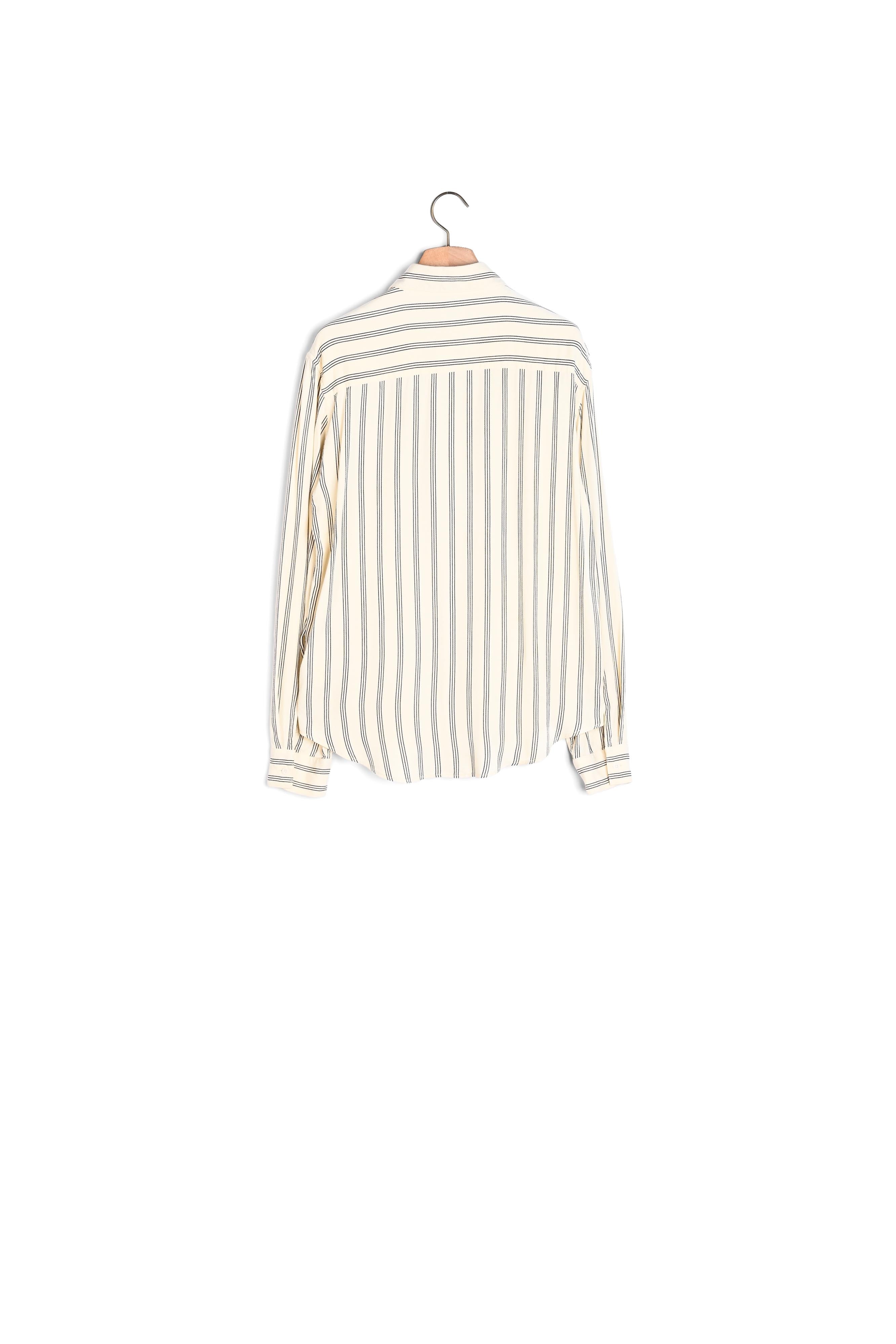 Chemise fluide à rayures tissées Sandro seconde main