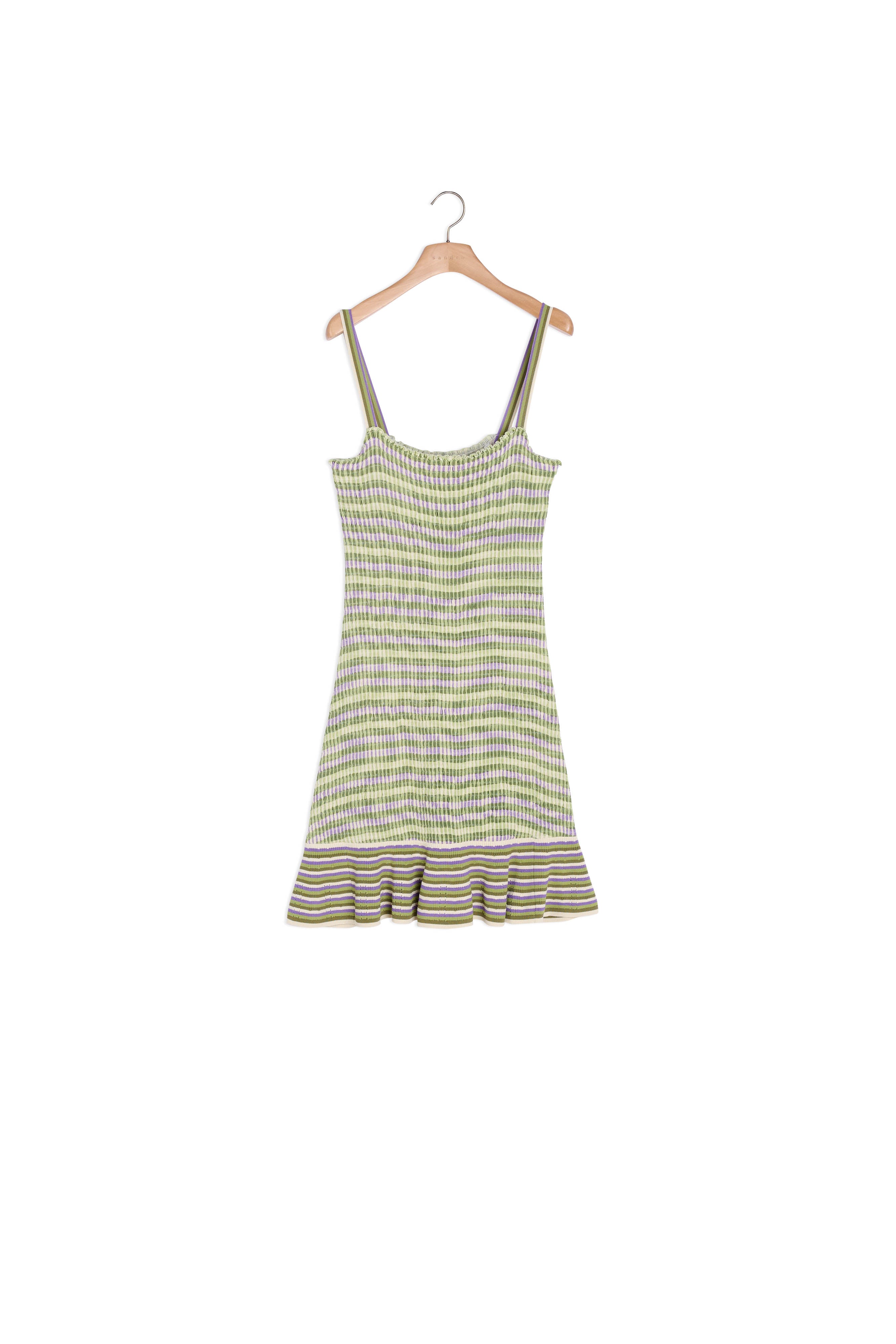 Robe en Maille smockée Sandro seconde main