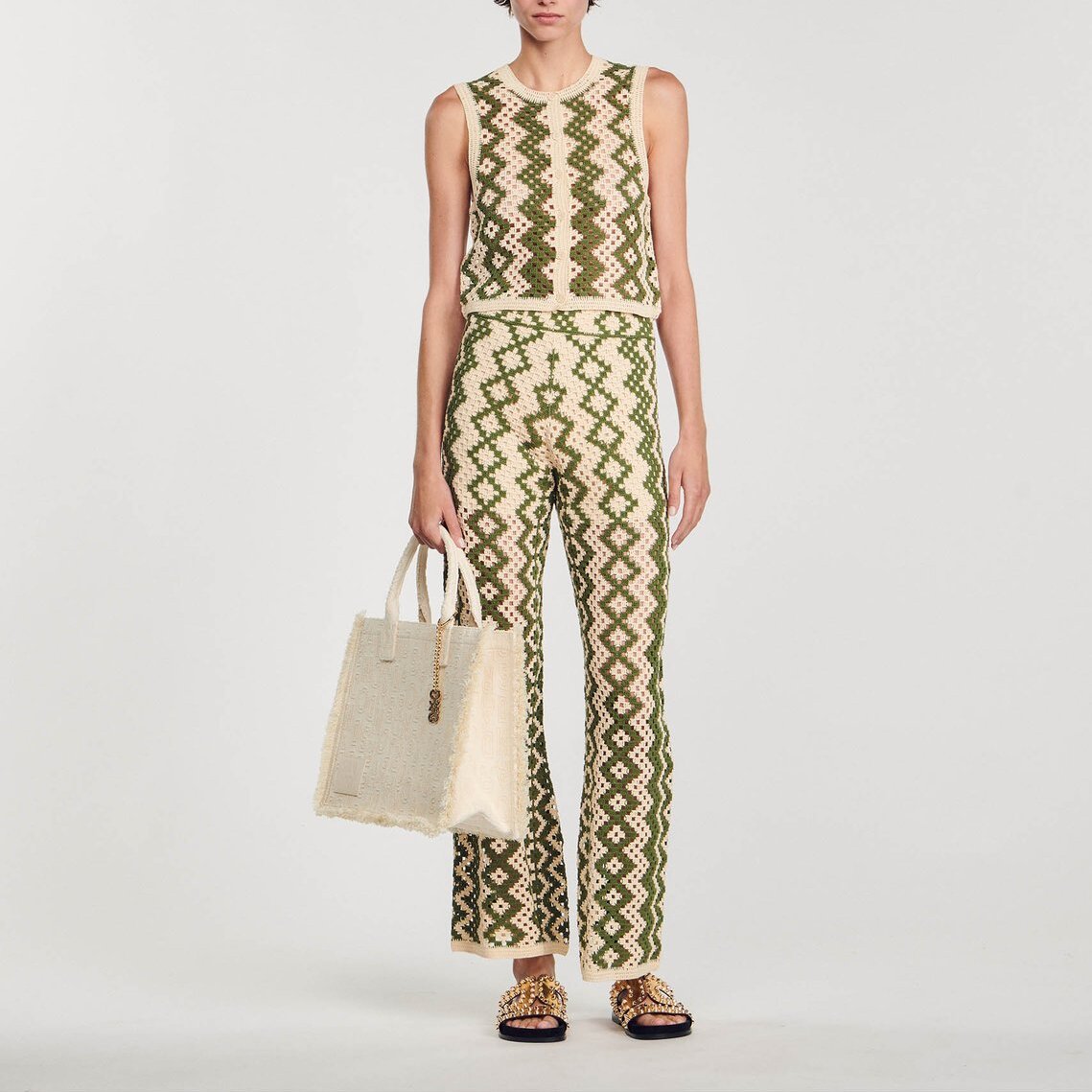 Gilet en Maille Sandro seconde main