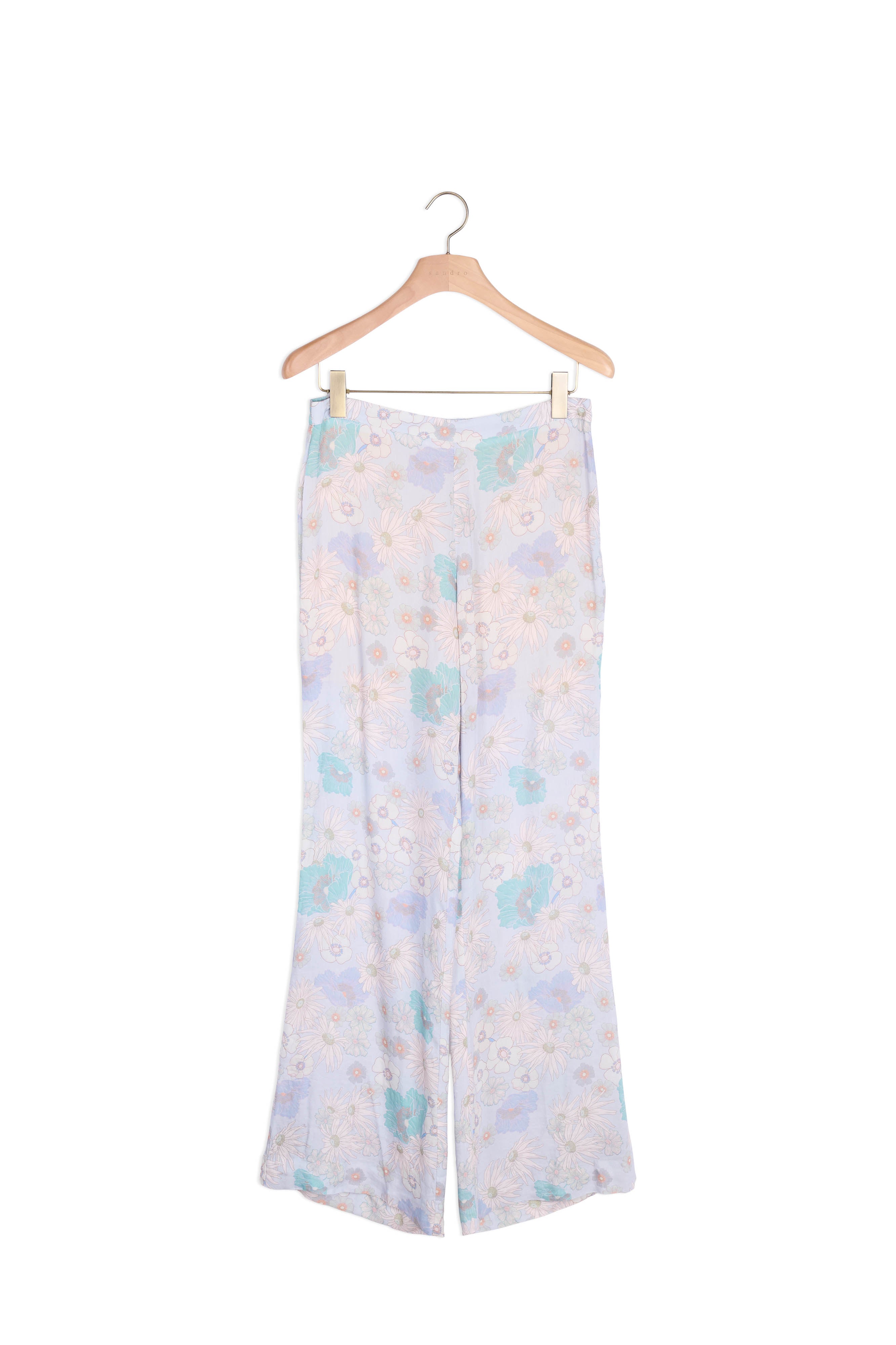 Pantalon fluide imprimé Sandro seconde main