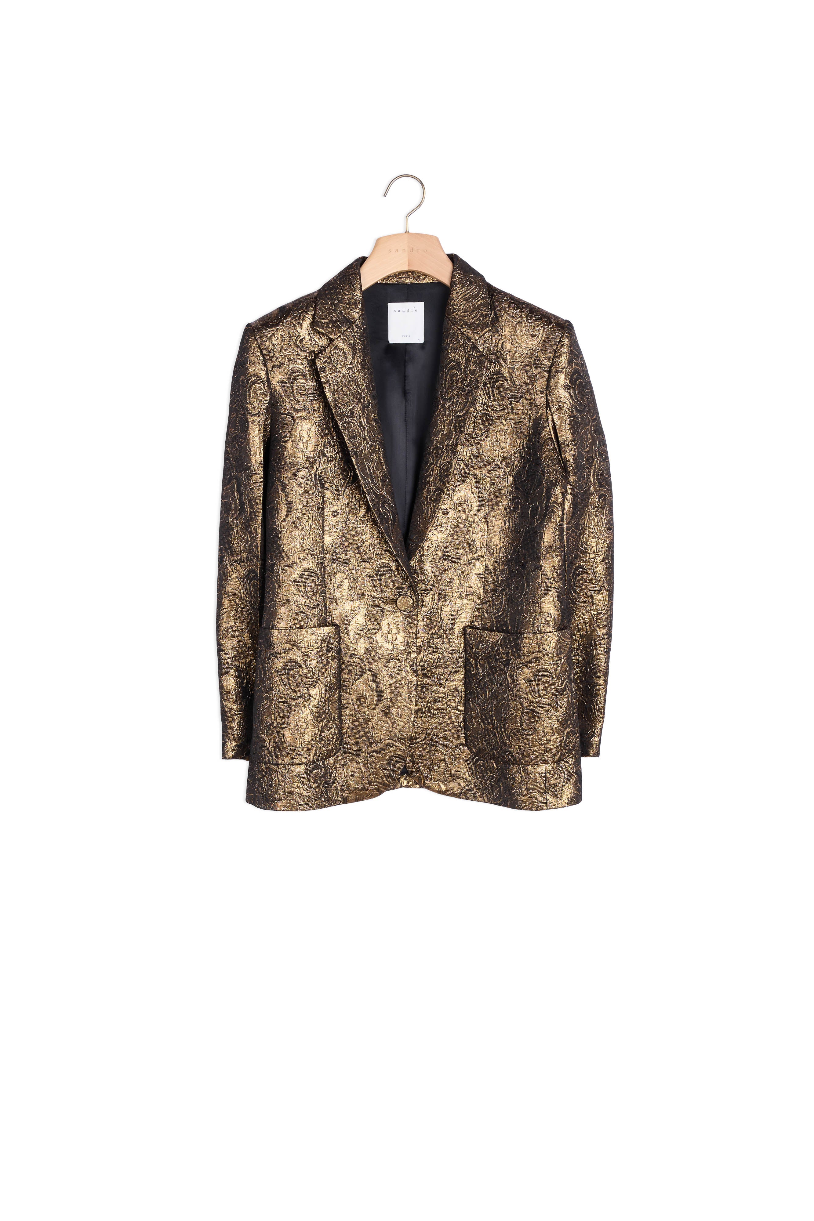 Veste de tailleur en brocard Sandro seconde main