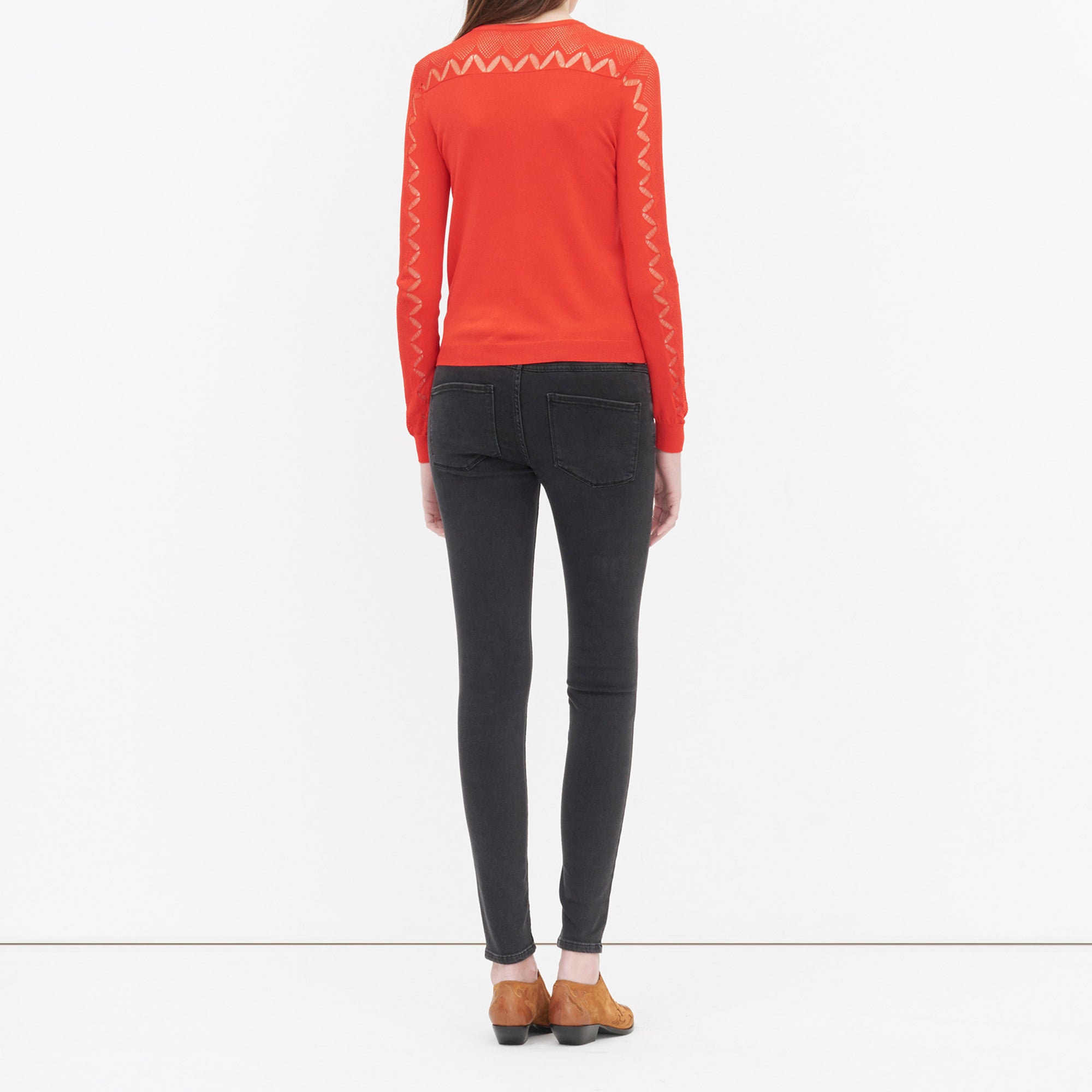 Cardigan Rouge Sandro seconde main