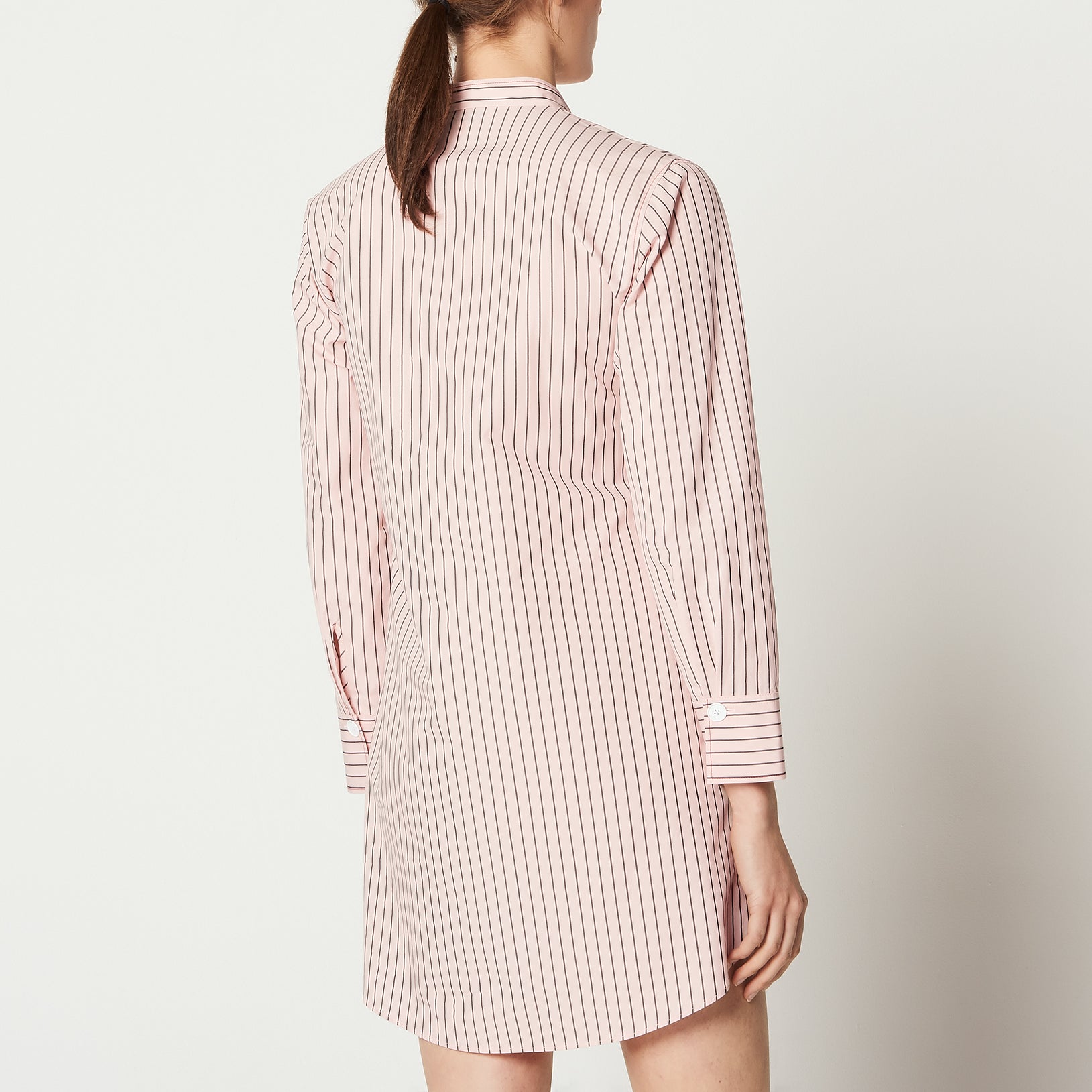 Robe Chemise à rayures et avec ceinture Sandro seconde main