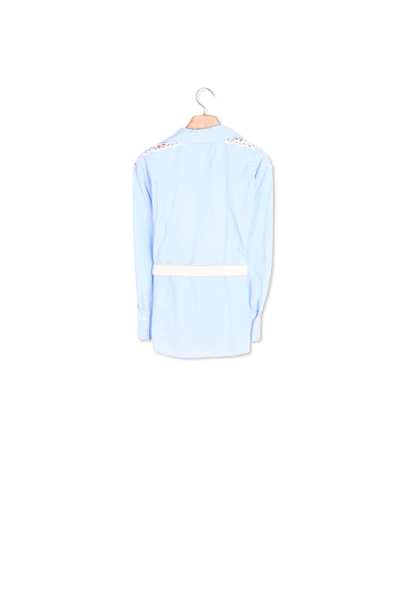 Chemise à empiècements en guipure Sandro seconde main