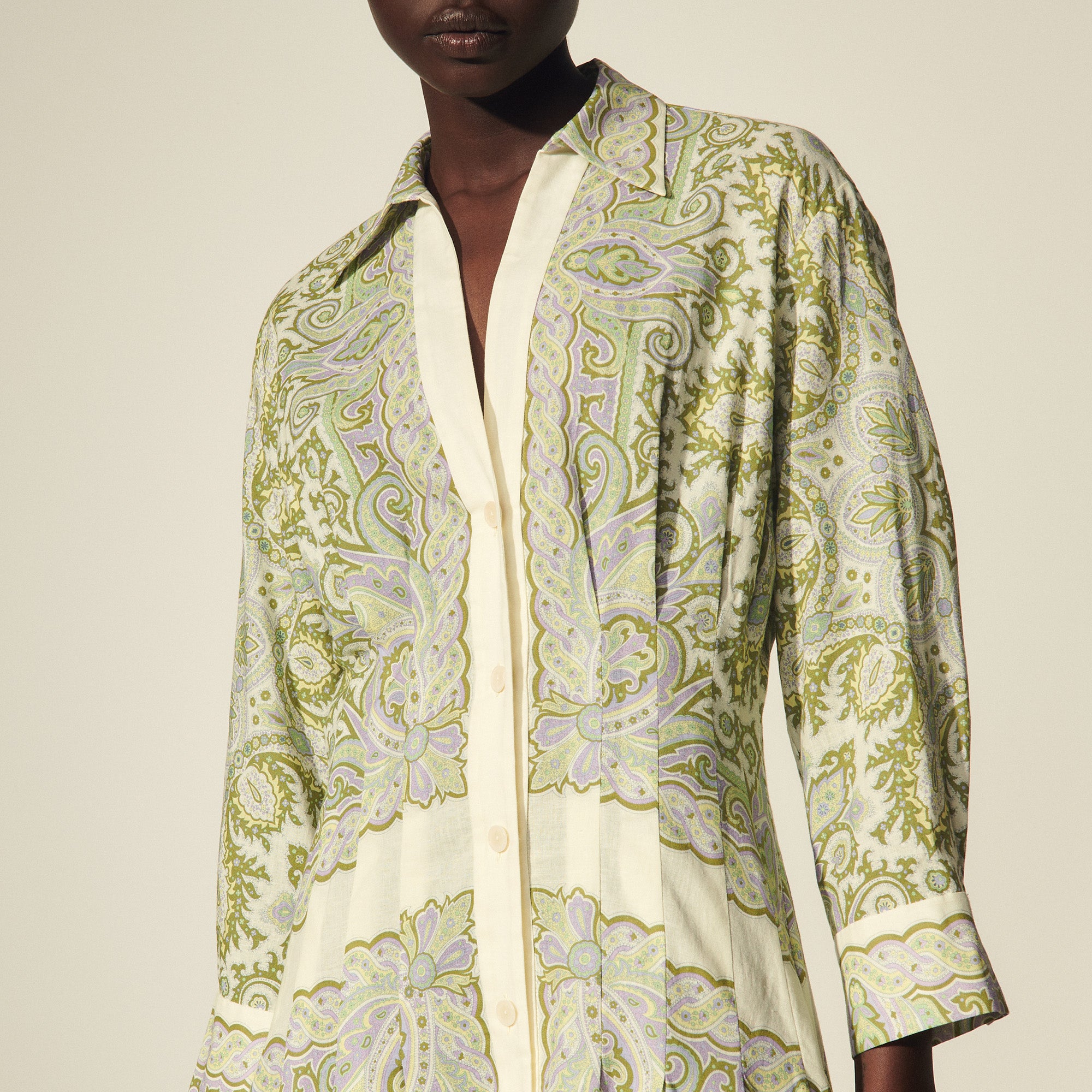 Robe Chemise imprimée Sandro seconde main