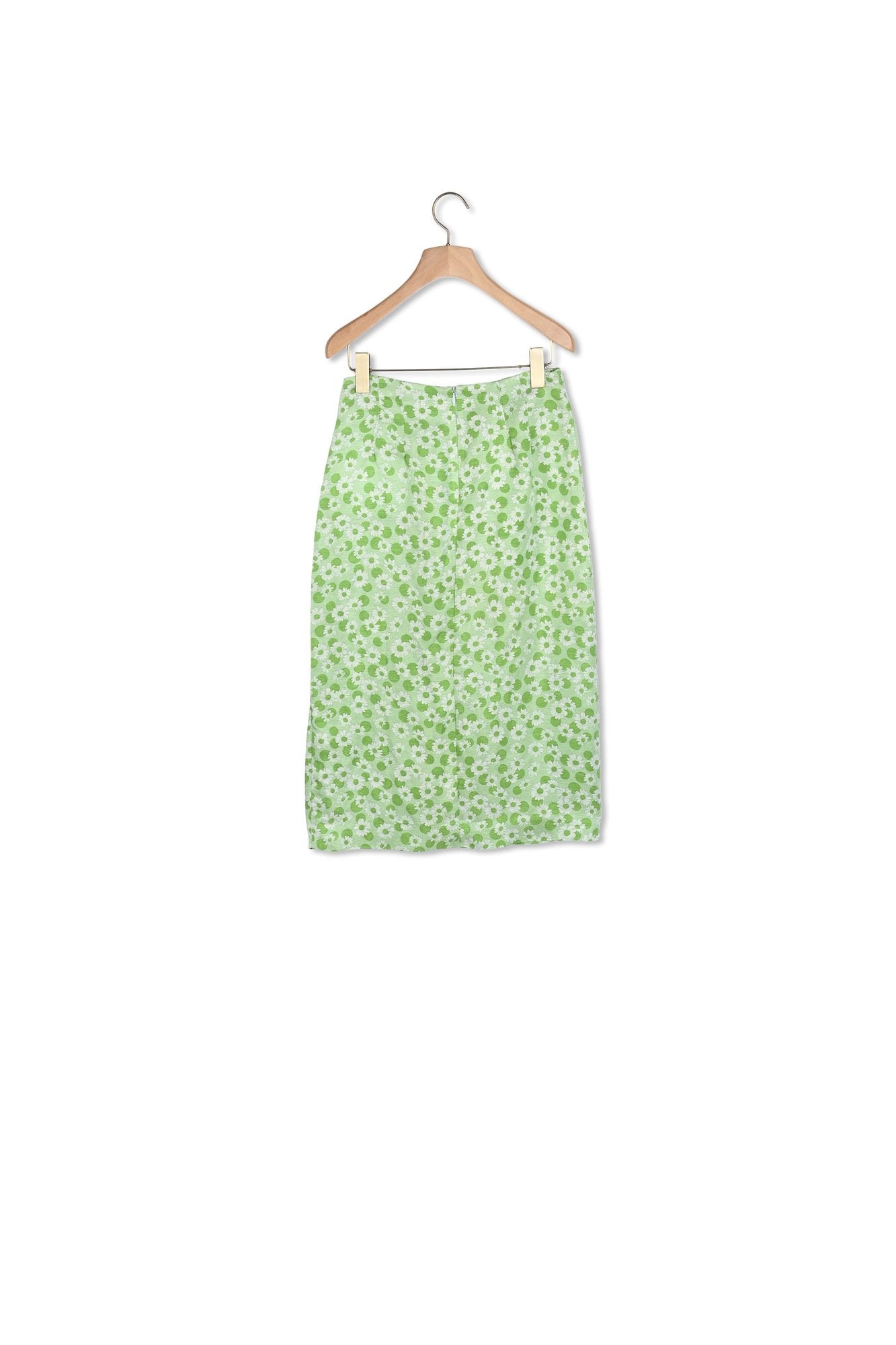 Jupe droite boutonnée imprimée Sandro seconde main