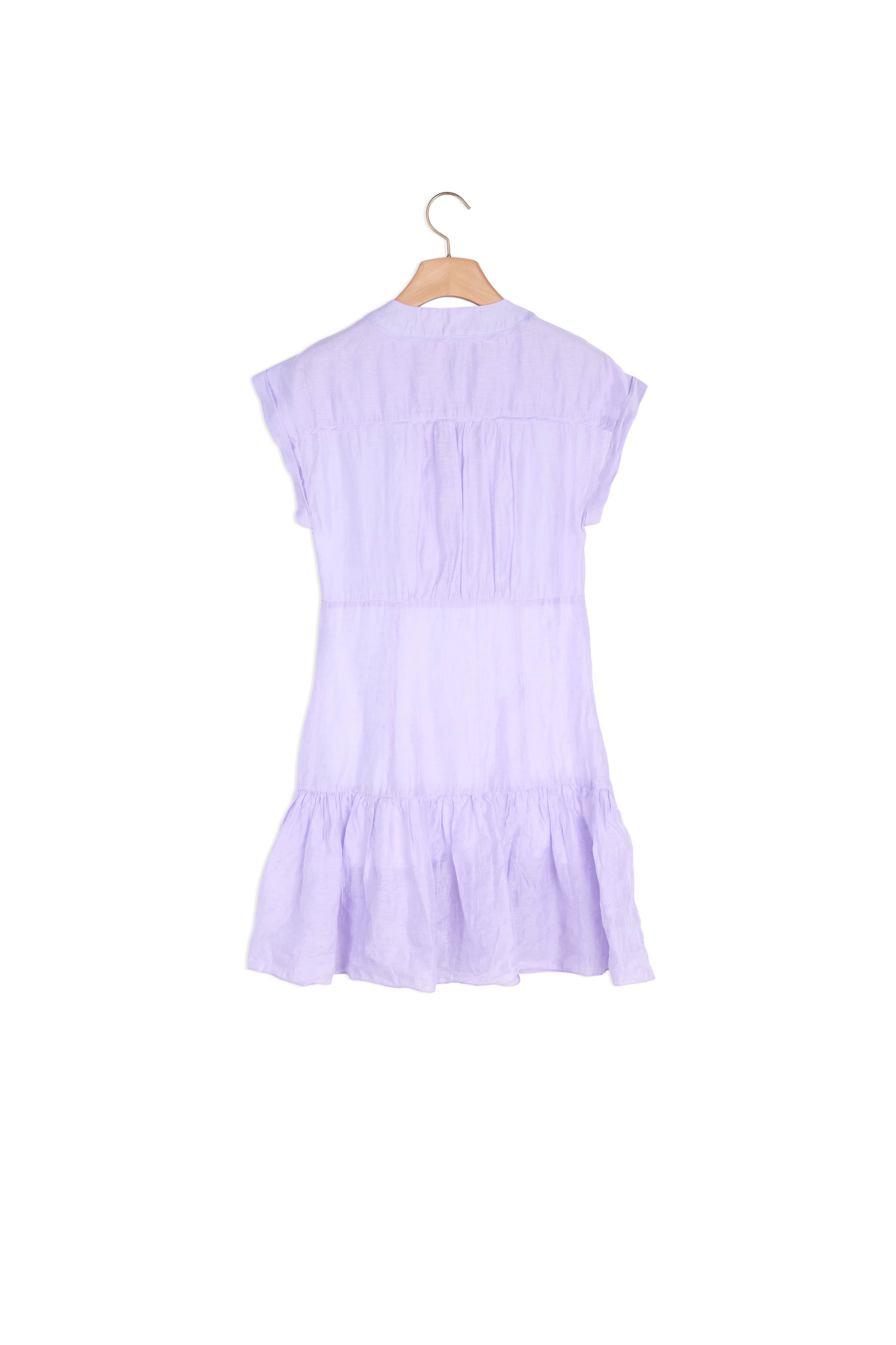 Robe courte en lin Sandro seconde main