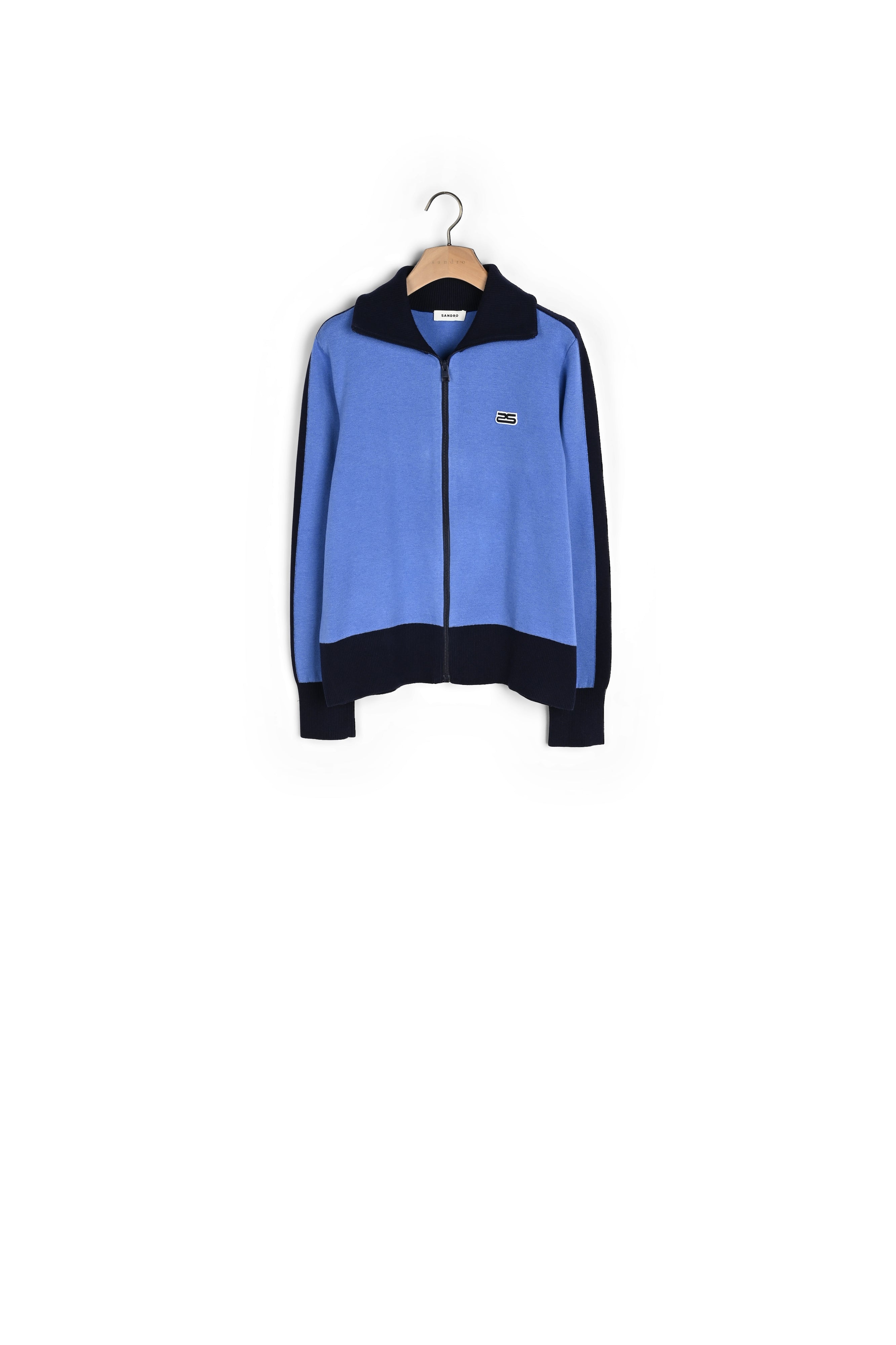 Cardigan court bicolore Sandro seconde main