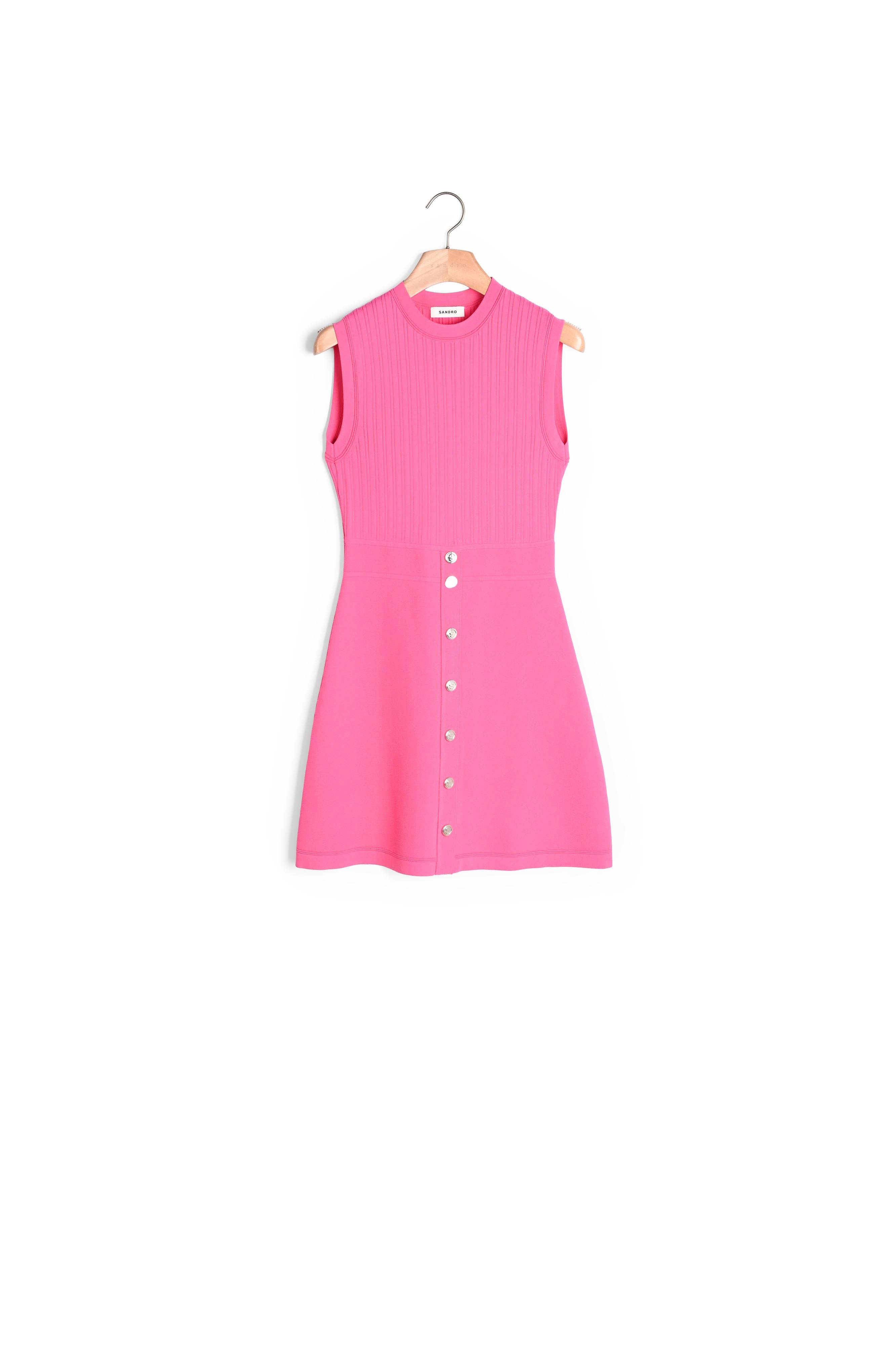 Robe courte à boutons Sandro seconde main