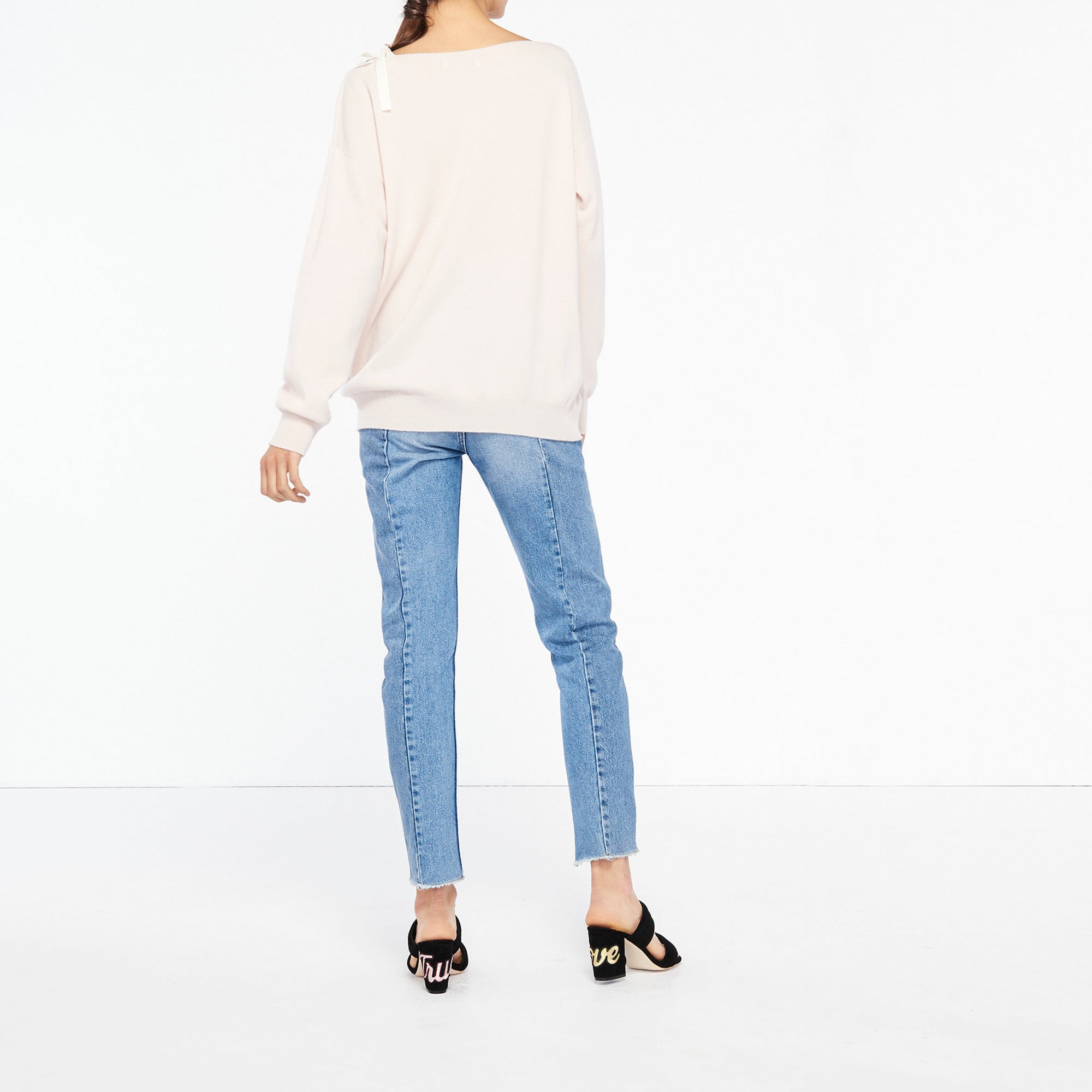 Pull en laine mérino et cachemire Sandro seconde main