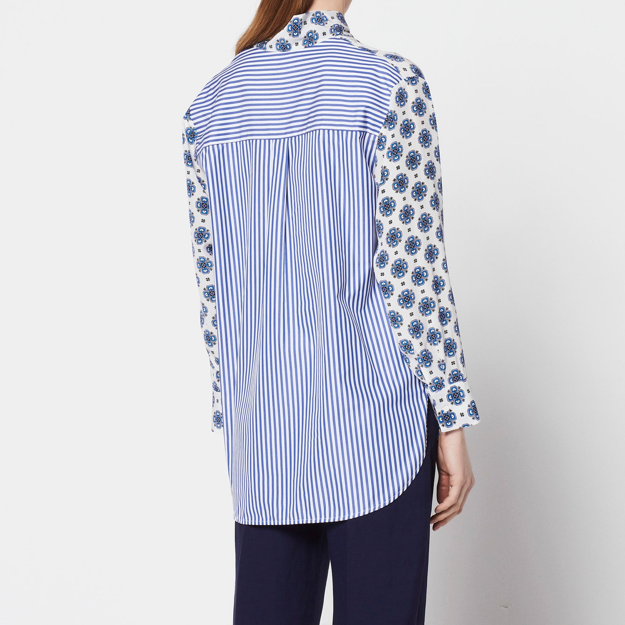 Chemise en soie imprimée mosaïque Sandro seconde main